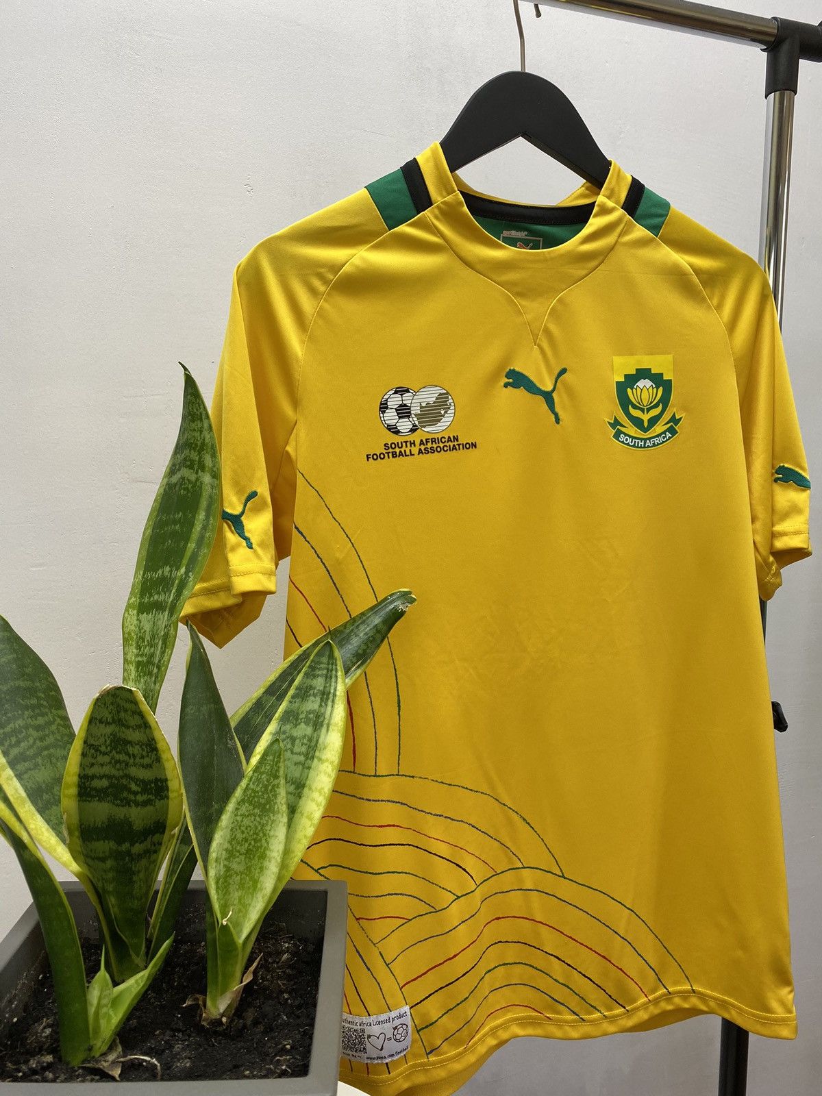 Nike South Africa 2012 2013 Home Jersey Football Soccer Shirt Kit Size US M / EU 48-50 / 2 - 3 Thumbnail