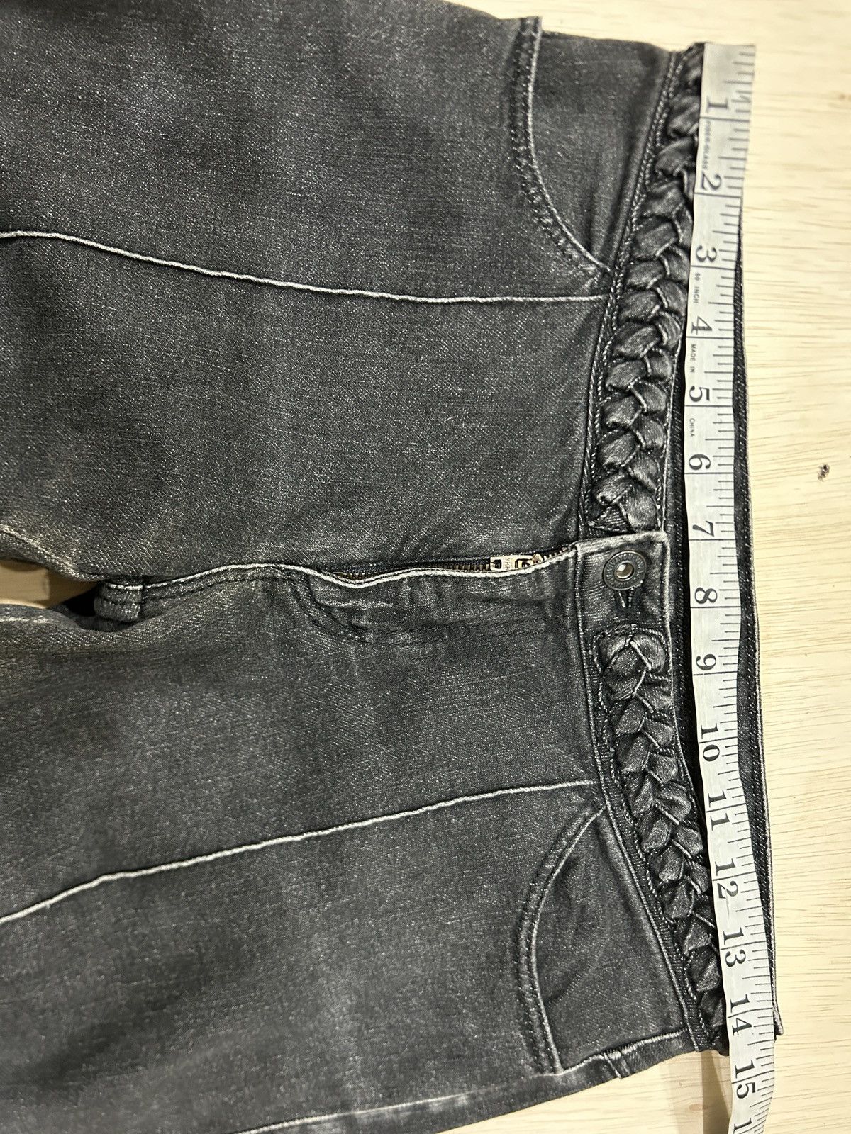 Japanese Brand Vintage Vivayou Flared Anarchy Bondage Jeans Size US 29 - 12 Thumbnail