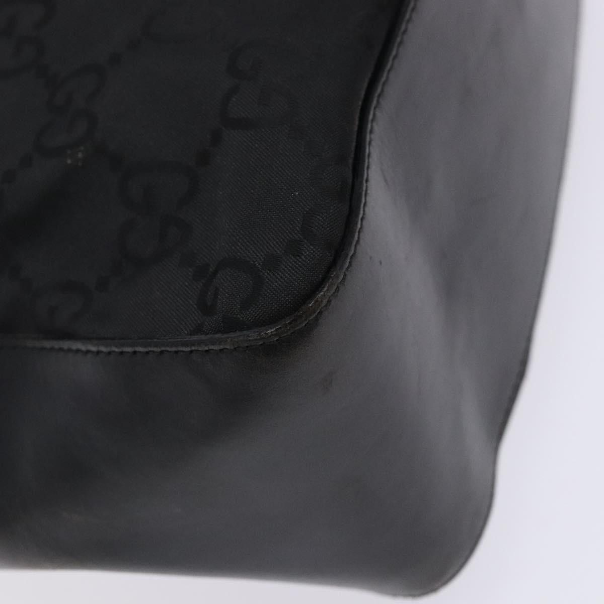Gucci GUCCI GG Canvas Shoulder Bag Nylon Black Silver 001 001 Size ONE SIZE - 13 Thumbnail