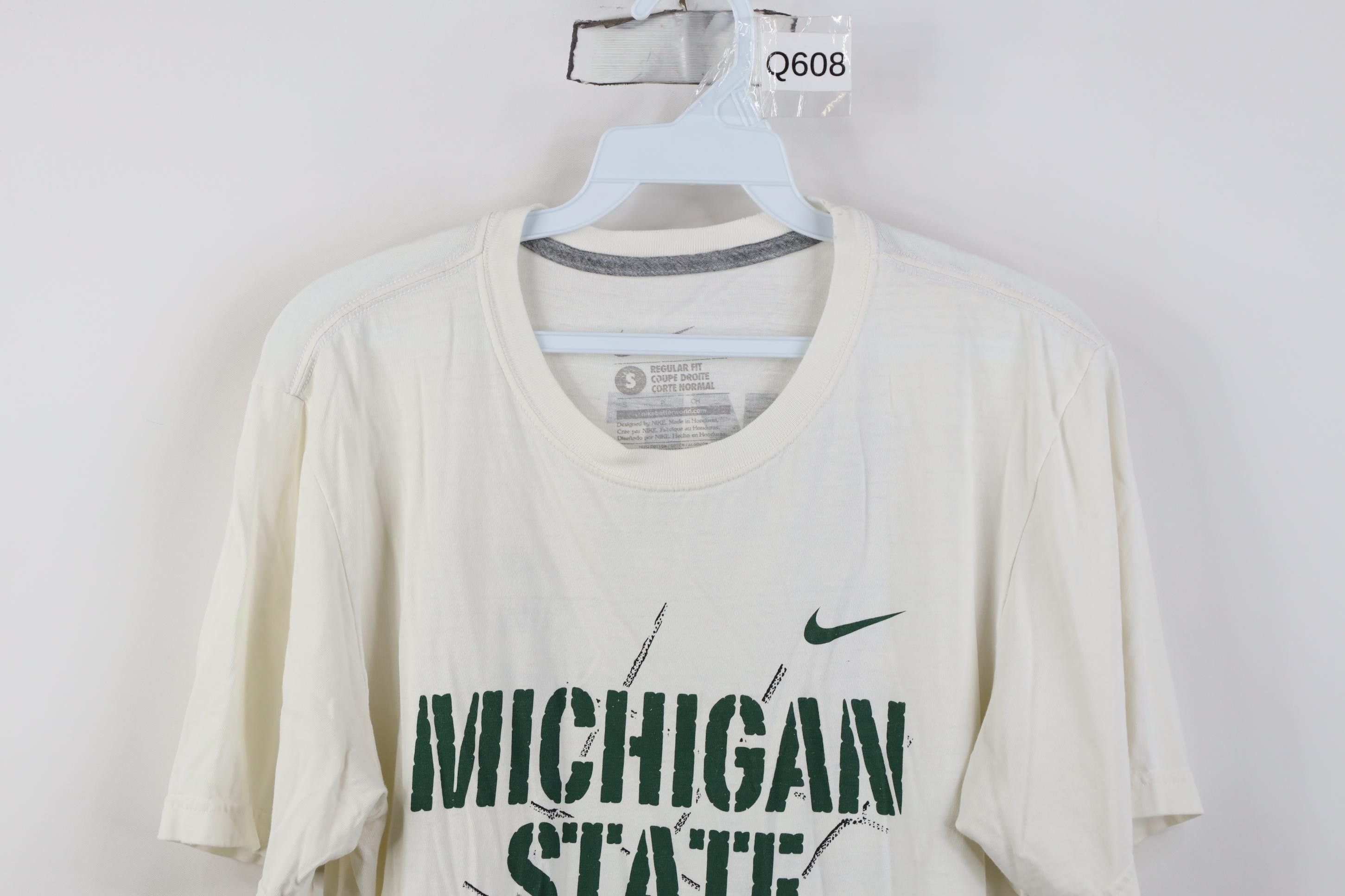 Nike Nike Michigan State University Soccer T-Shirt Distressed Size US S / EU 44-46 / 1 - 2 Thumbnail