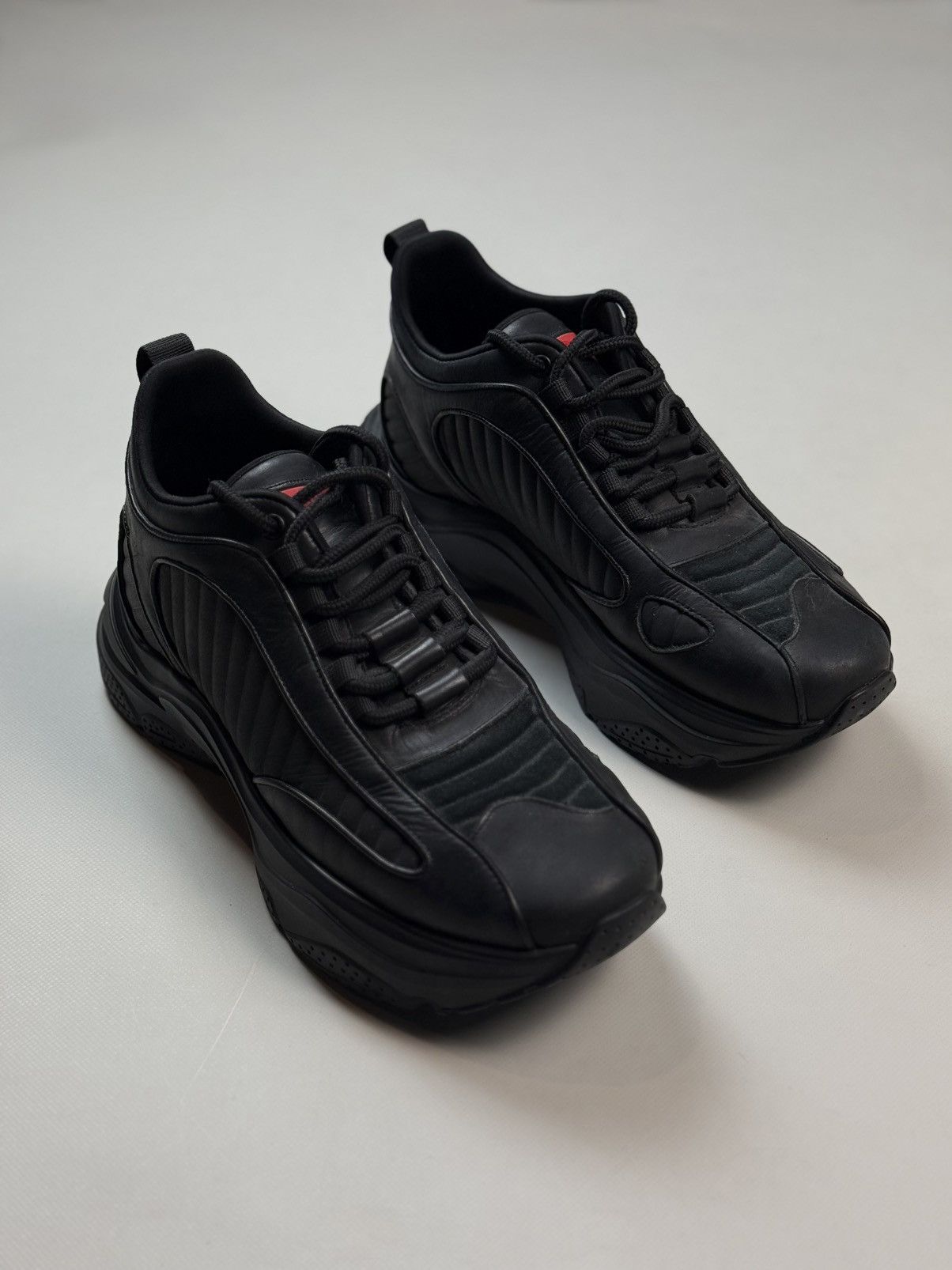Misbhv MISBHV Black Kombat Moon Trainer Sneakers Size 43 / US 9.5 Size US 9.5 / EU 42-43 - 3 Thumbnail