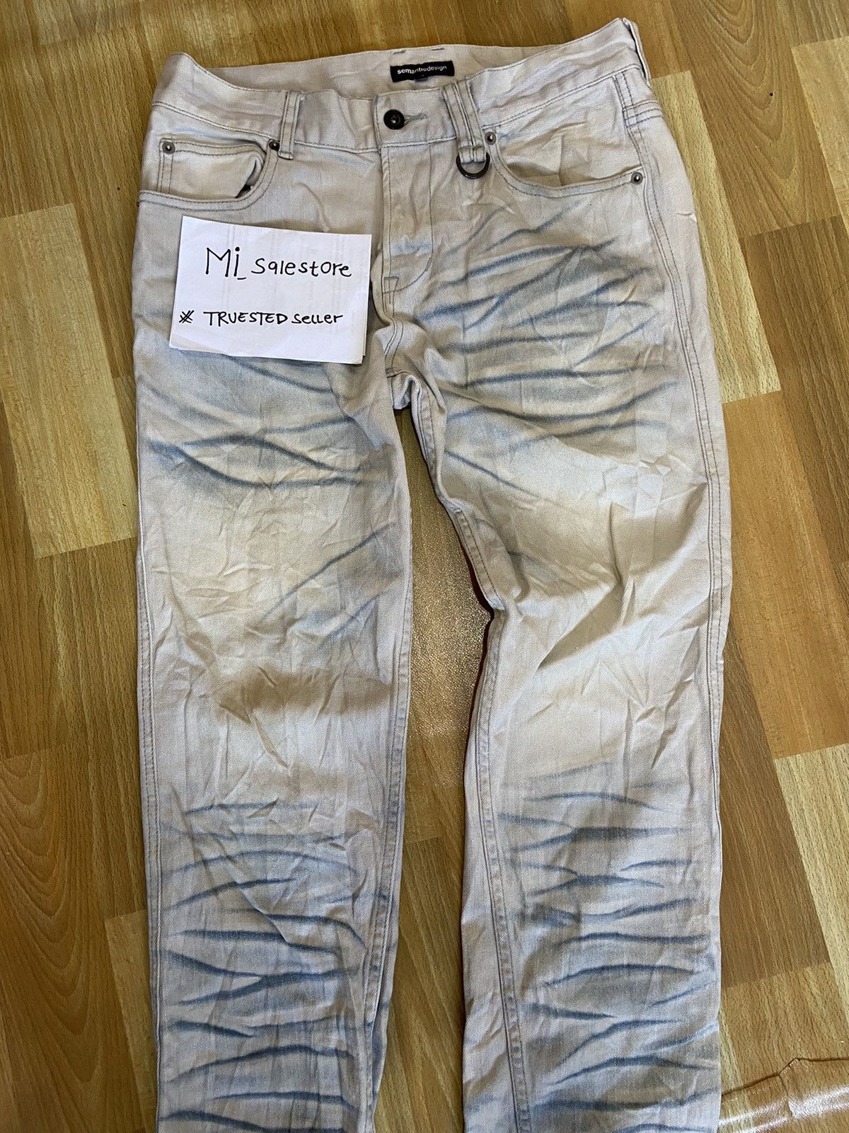 Rick Owens Drkshdw semantic design denim pants y2k jpg undercover style Size US 30 / EU 46 - 12 Thumbnail