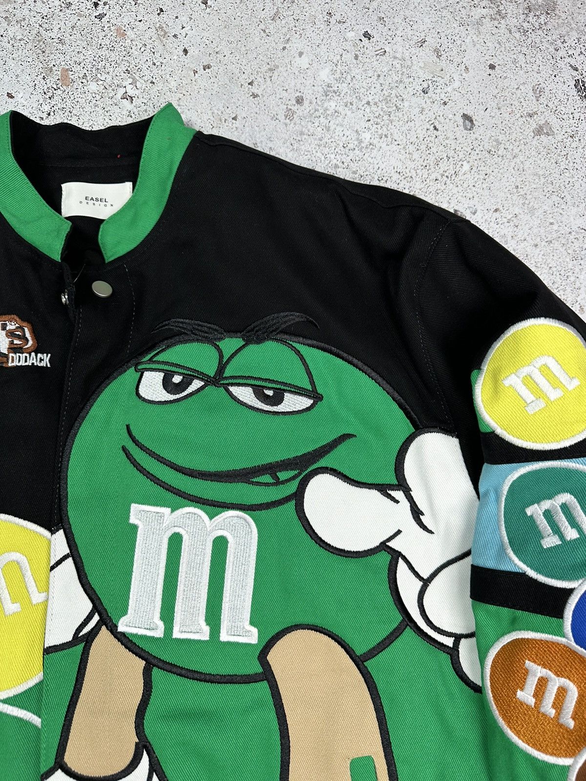 NASCAR × Vintage M&ms Nascar Formula uno F1 racing jacket moto Men XL green Size US XL / EU 56 / 4 - 14 Thumbnail