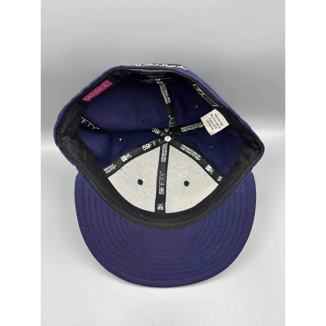 New Era Mishka Death Adders Hat Men 7 3/8 Purple Fitted Cap Wool Size ONE SIZE - 3 Thumbnail