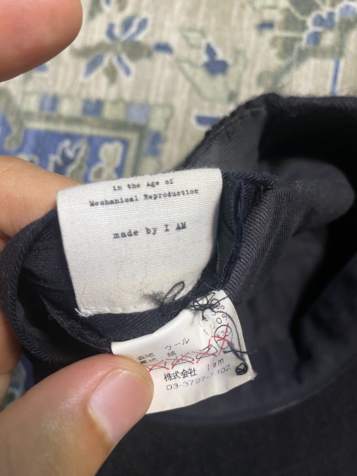 Japanese Brand Name Fitted Wool Enfant Terrible Hat Size ONE SIZE - 5 Thumbnail