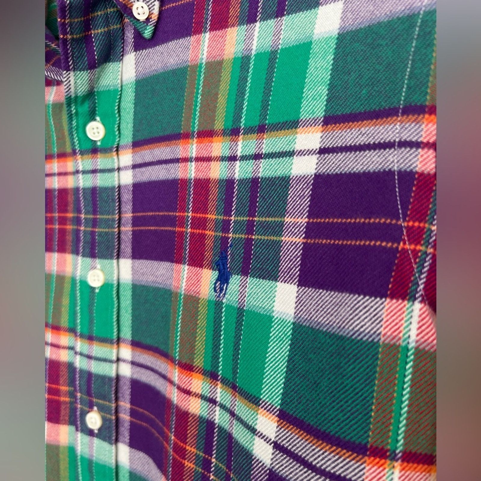 Polo Ralph Lauren Polo Ralph Lauren Men's Custom Fit Oxford Coolmax SZ M Size US M / EU 48-50 / 2 - 3 Thumbnail