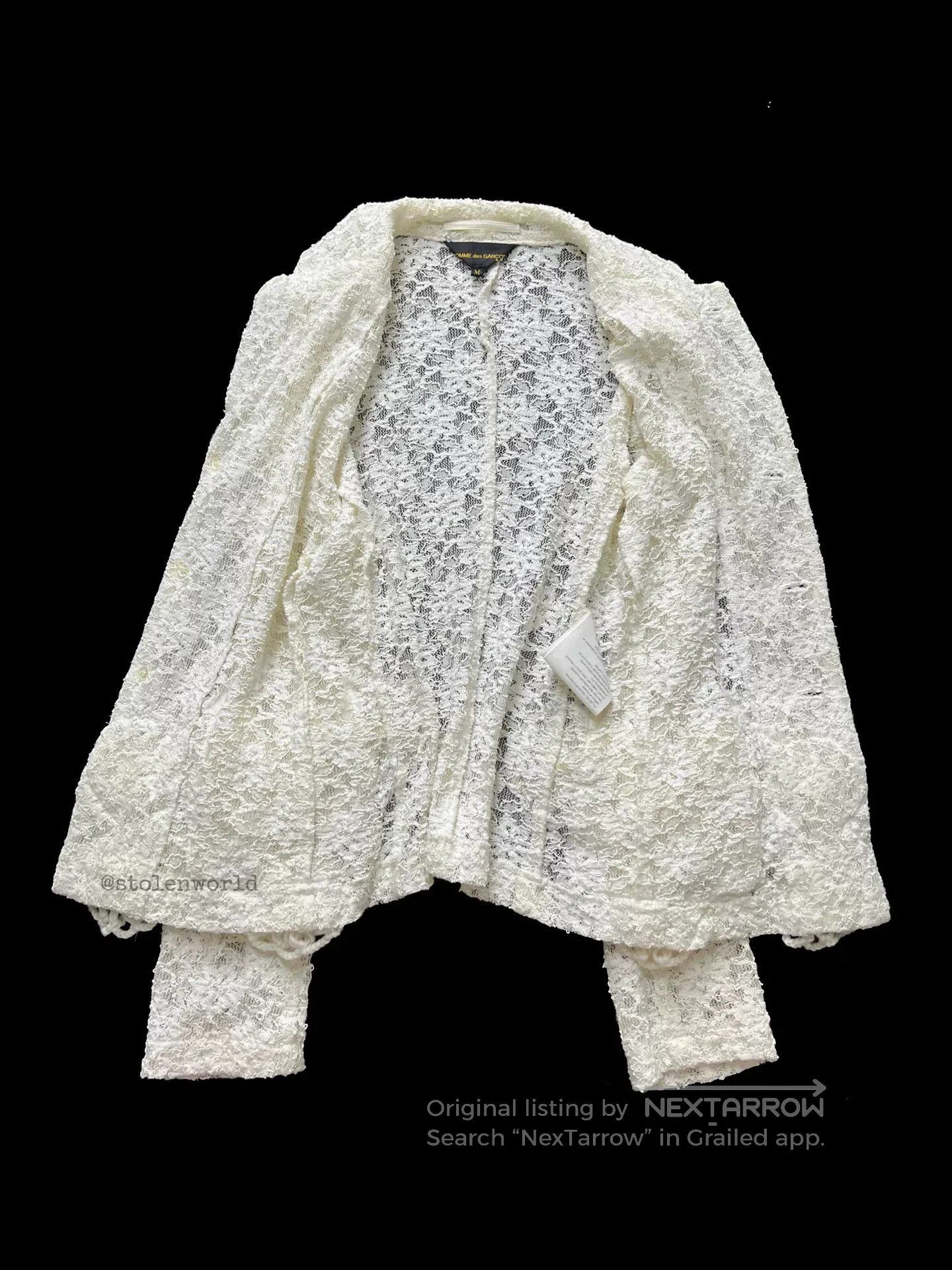 Comme des Garcons comme des garcons lace hook cardigan. Size M / US 6-8 / IT 42-44 - 7 Thumbnail