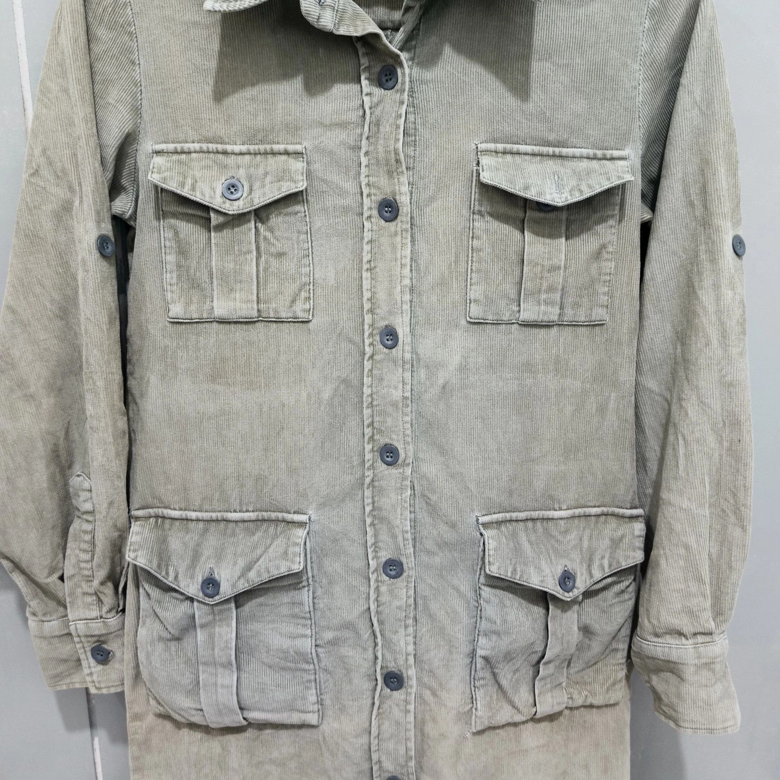 A.P.C. Vintage A.P.C. Corduroy Long Coat Jacket Made in France Size XS / US 0-2 / IT 36-38 - 7 Thumbnail