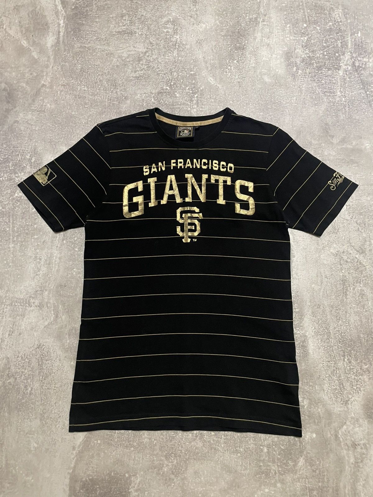 Majestic Vintage Majestic San Francisco Giants Striped NBA T-Shirt Size US S / EU 44-46 / 1 - 1 Thumbnail