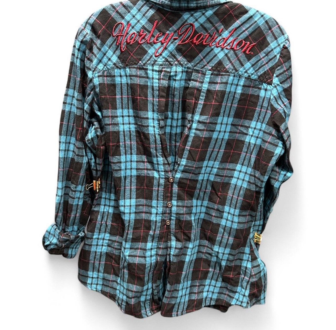 Harley Davidson Harley Davidson Embroidered button up Large Size L / US 10 / IT 46 - 4 Thumbnail