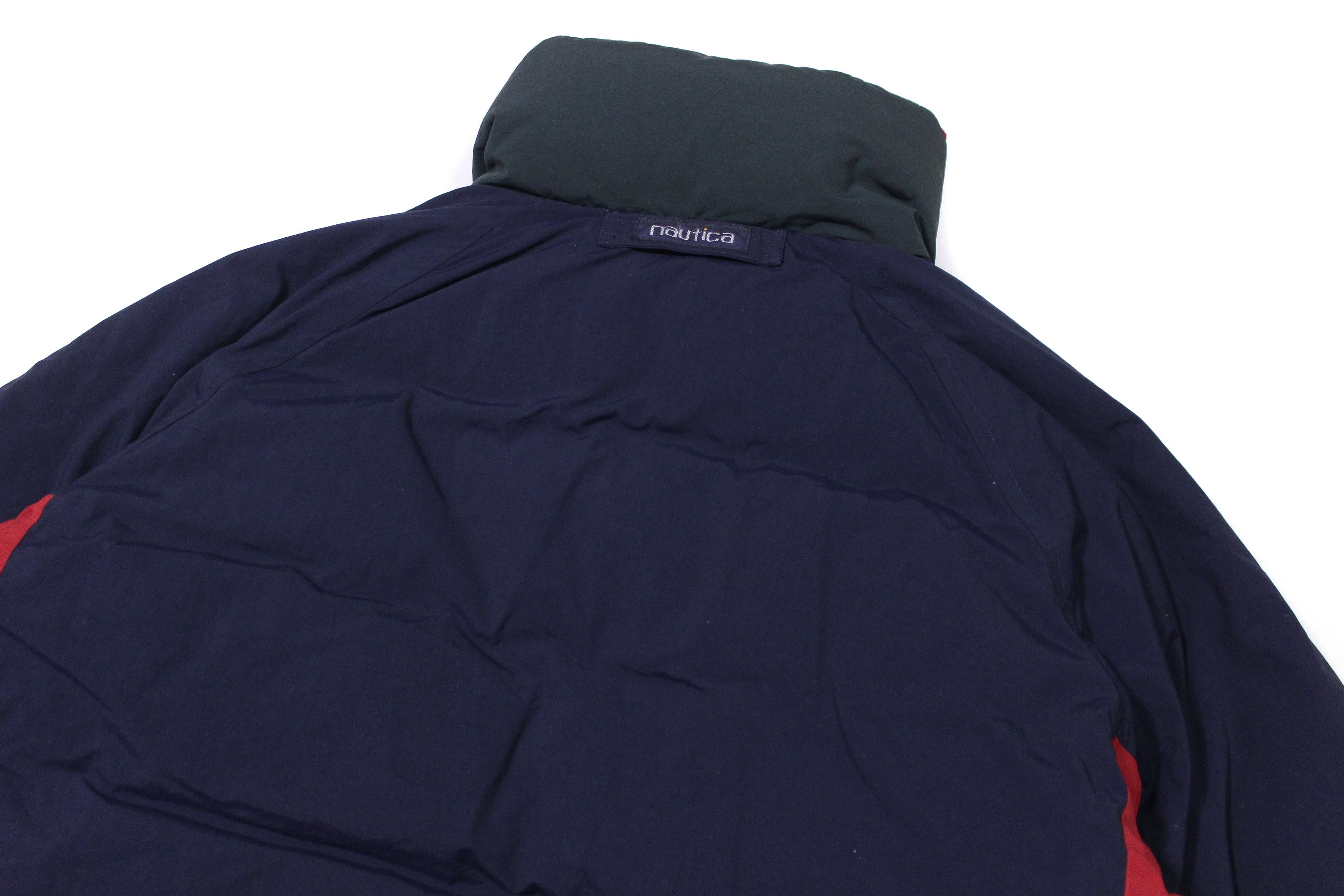 Nautica 00S Big Logo Duck Down Jacket Size US XL / EU 56 / 4 - 4 Thumbnail