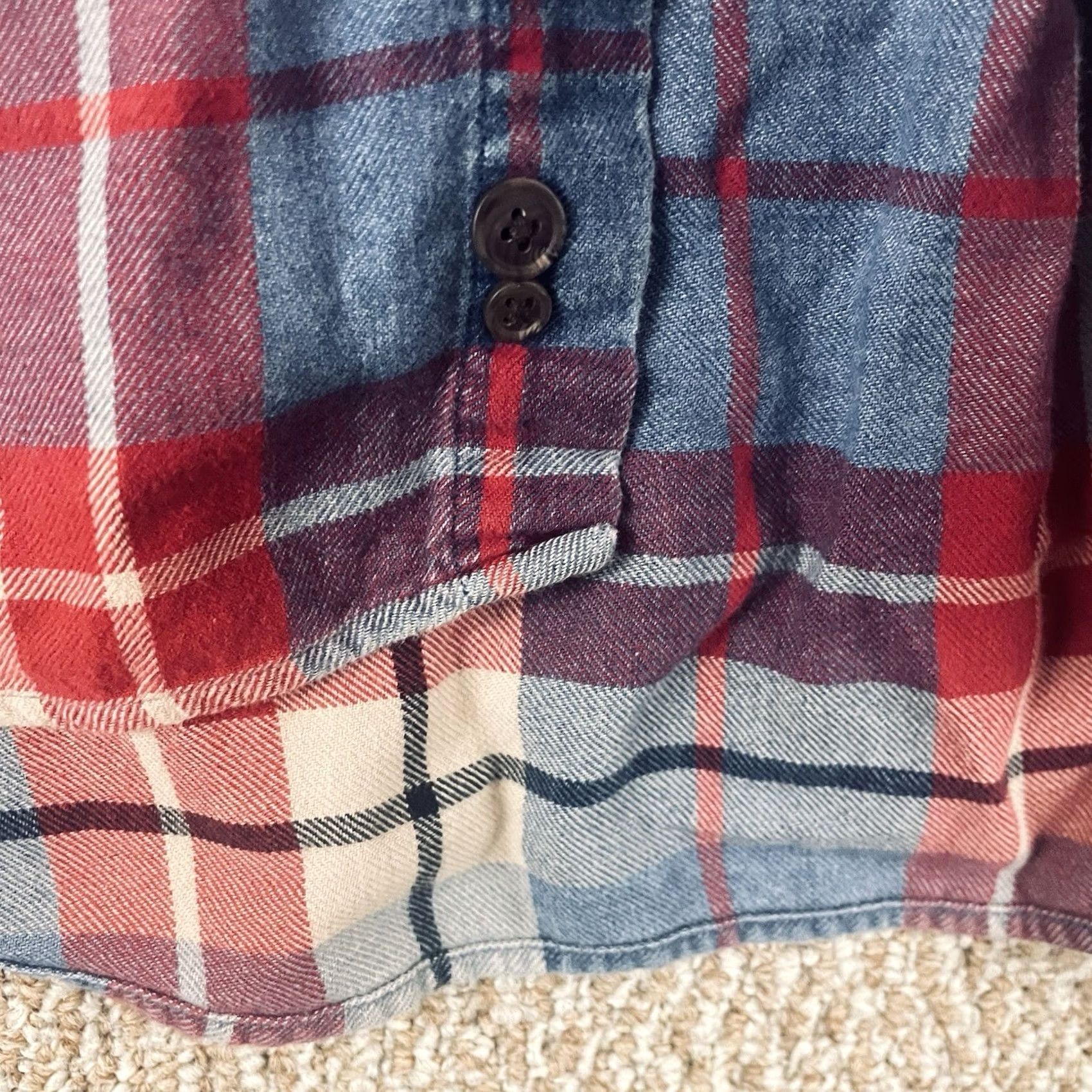 Abercrombie & Fitch VINTAGE Abercrombie & Fitch Shirt Mens L Vtg 90s Men Grunge Flannel Big Shirts Y2K T327 Size US L / EU 52-54 / 3 - 5 Thumbnail