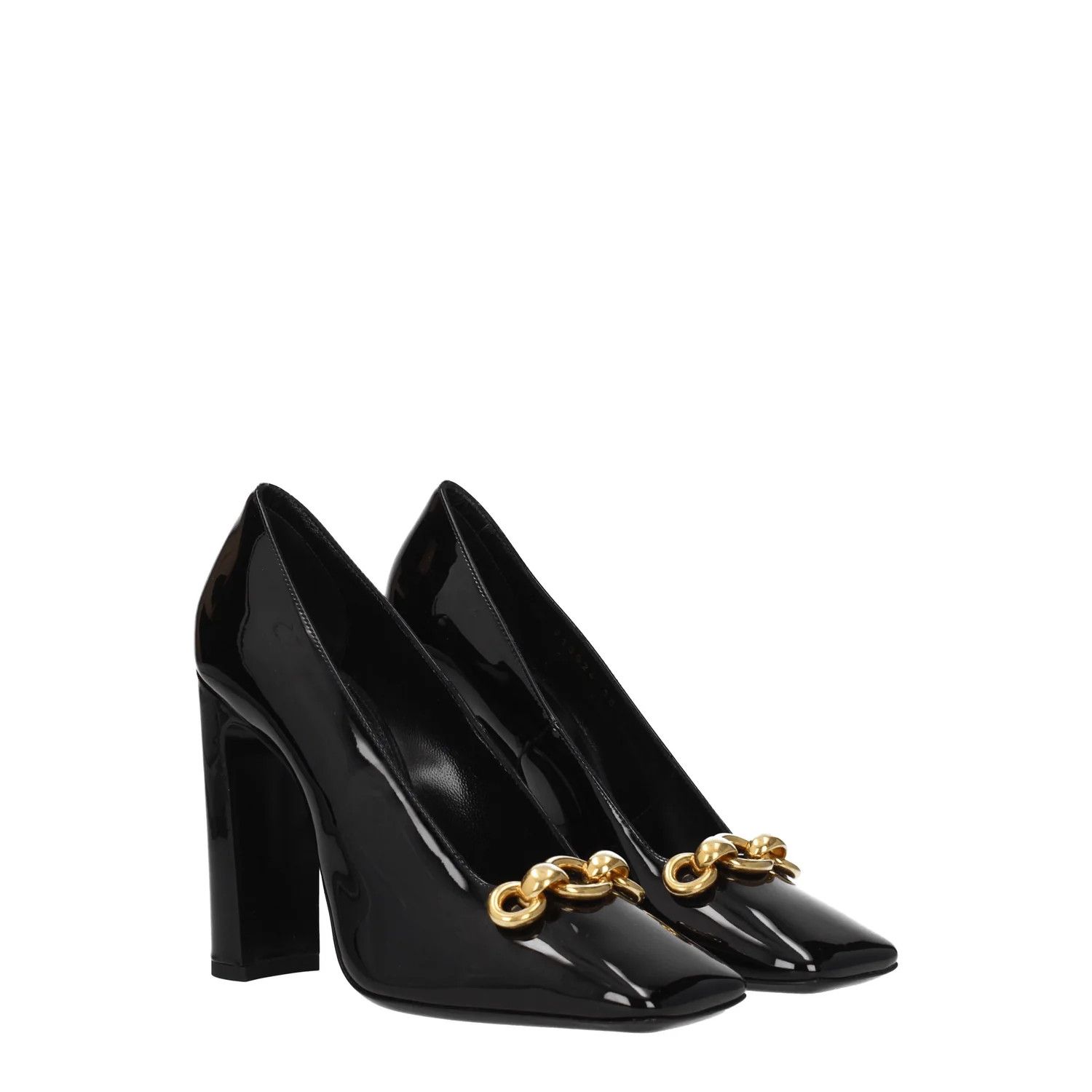 Saint Laurent Paris ob1o1e1124 Patent Leather Pumps in Black Size US 6.5 / IT 36.5 - 2 Thumbnail