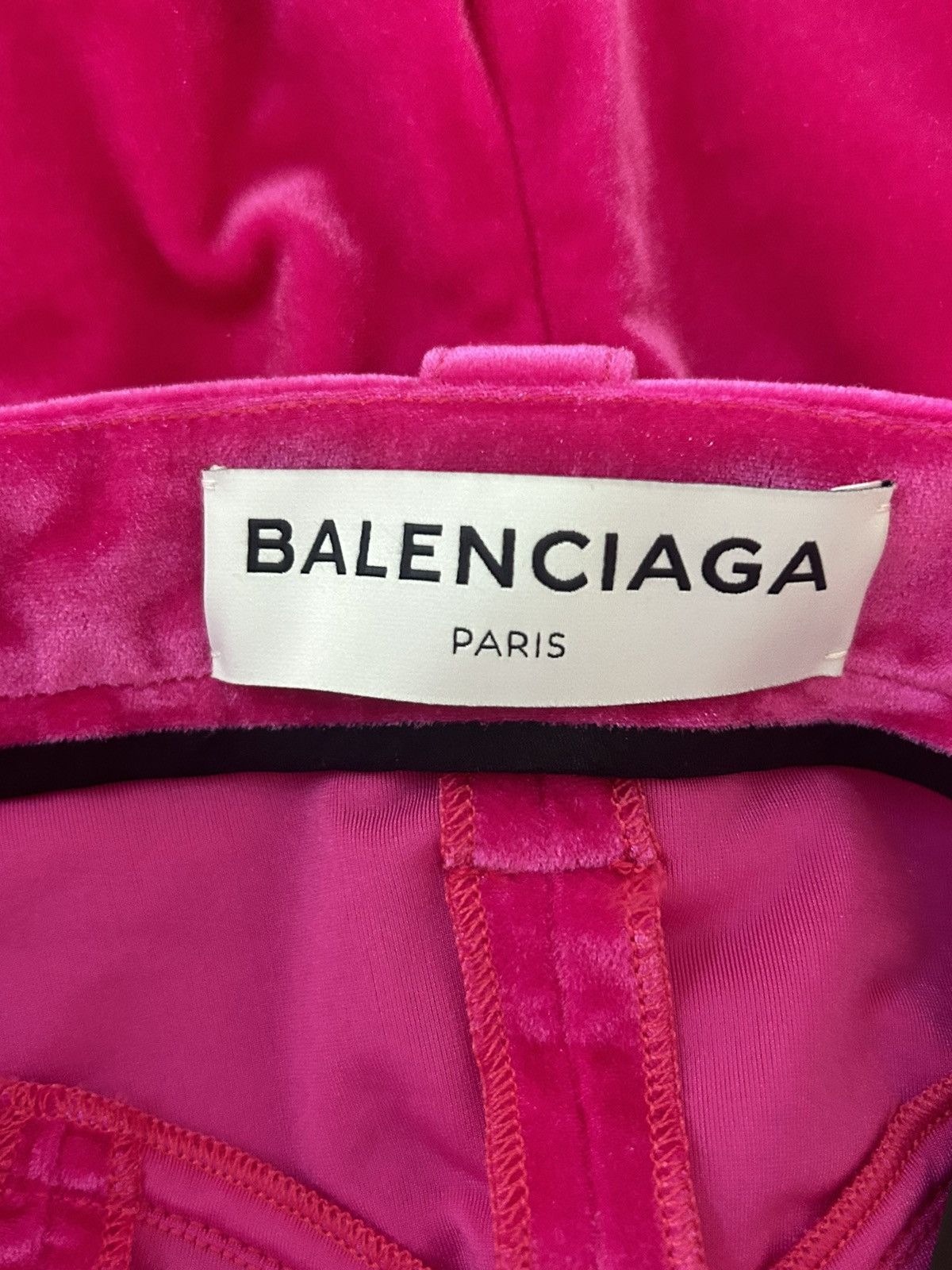 Balenciaga SS17 Velvet Knife Heel Pants Size 26" / US 2 / IT 38 - 6 Thumbnail