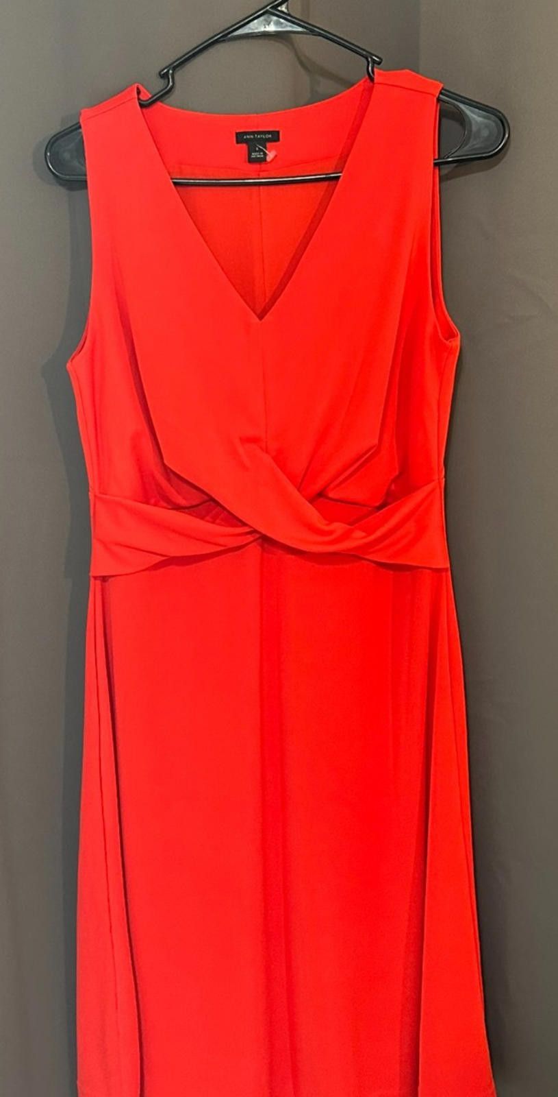 Ann Taylor Ann Taylor Formal Dress | Small | Bold Red Classic Size S / US 4 / IT 40 - 1 Thumbnail