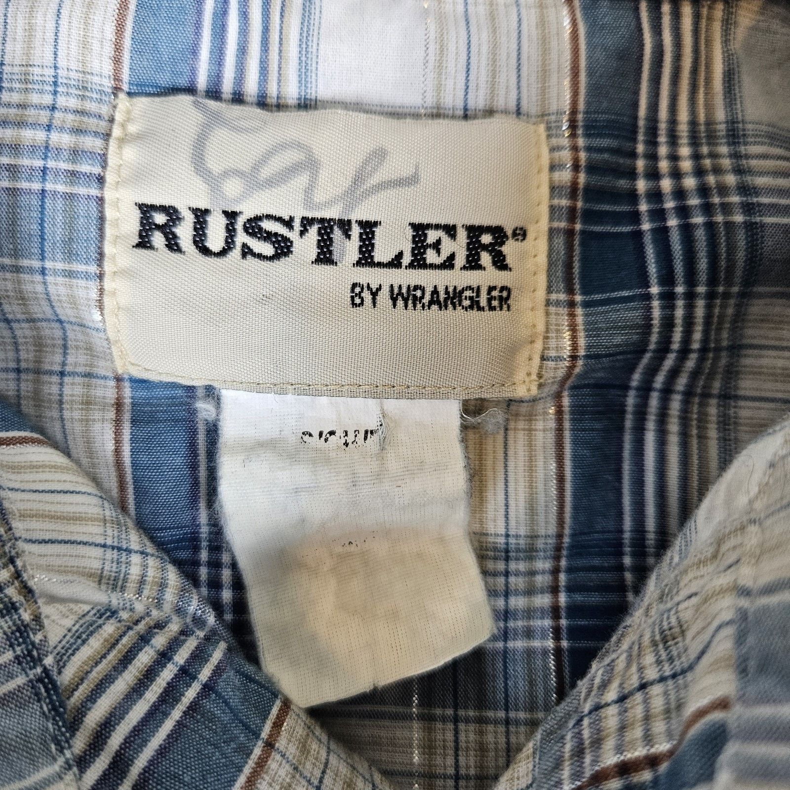 Wrangler Rustler by Wrangler Mens S Pearl Snap Shirt Size US S / EU 44-46 / 1 - 10 Thumbnail