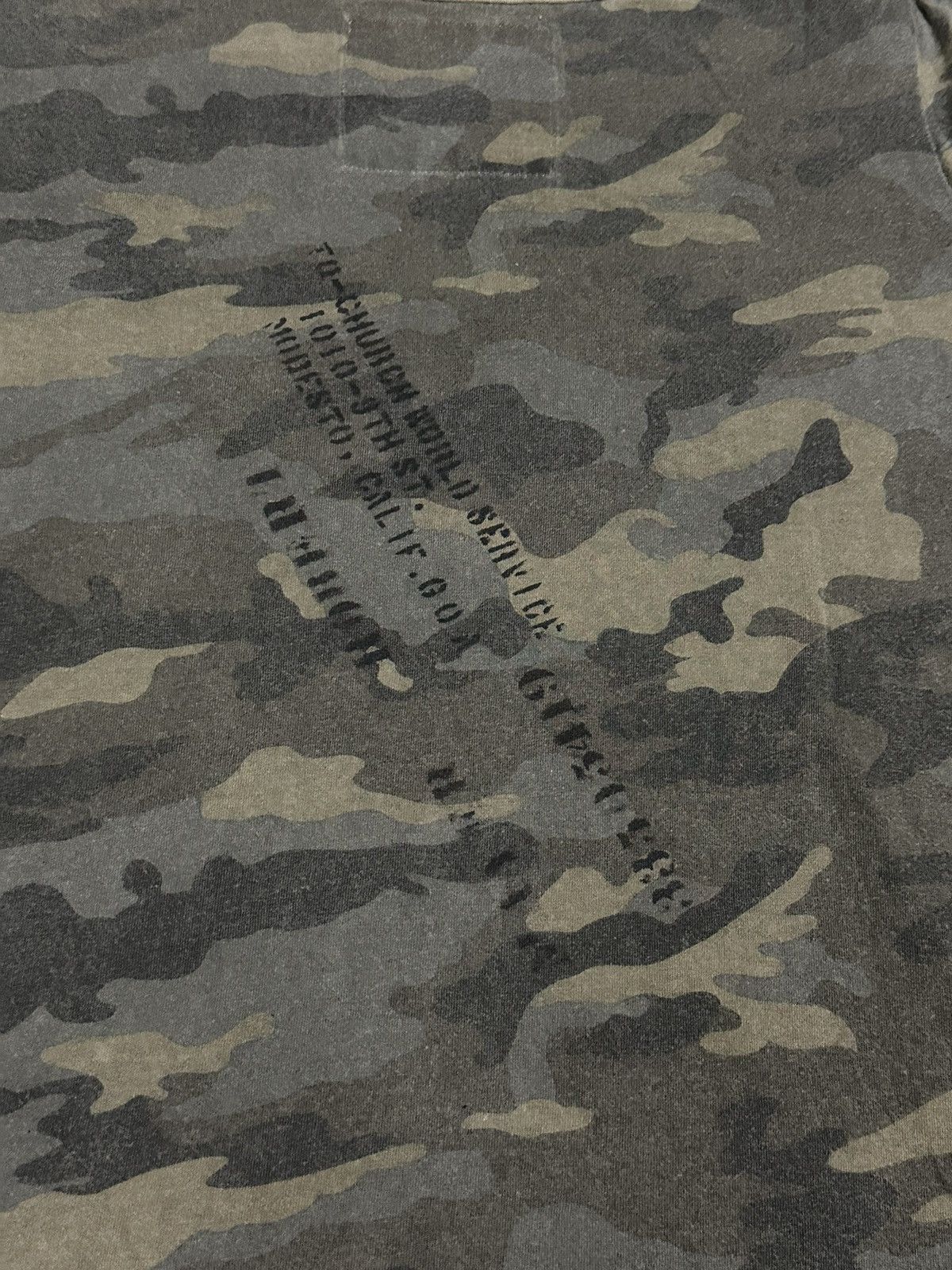 If Six Was Nine 2000s - G.O.A Camo Poem Shirt Size US S / EU 44-46 / 1 - 5 Thumbnail
