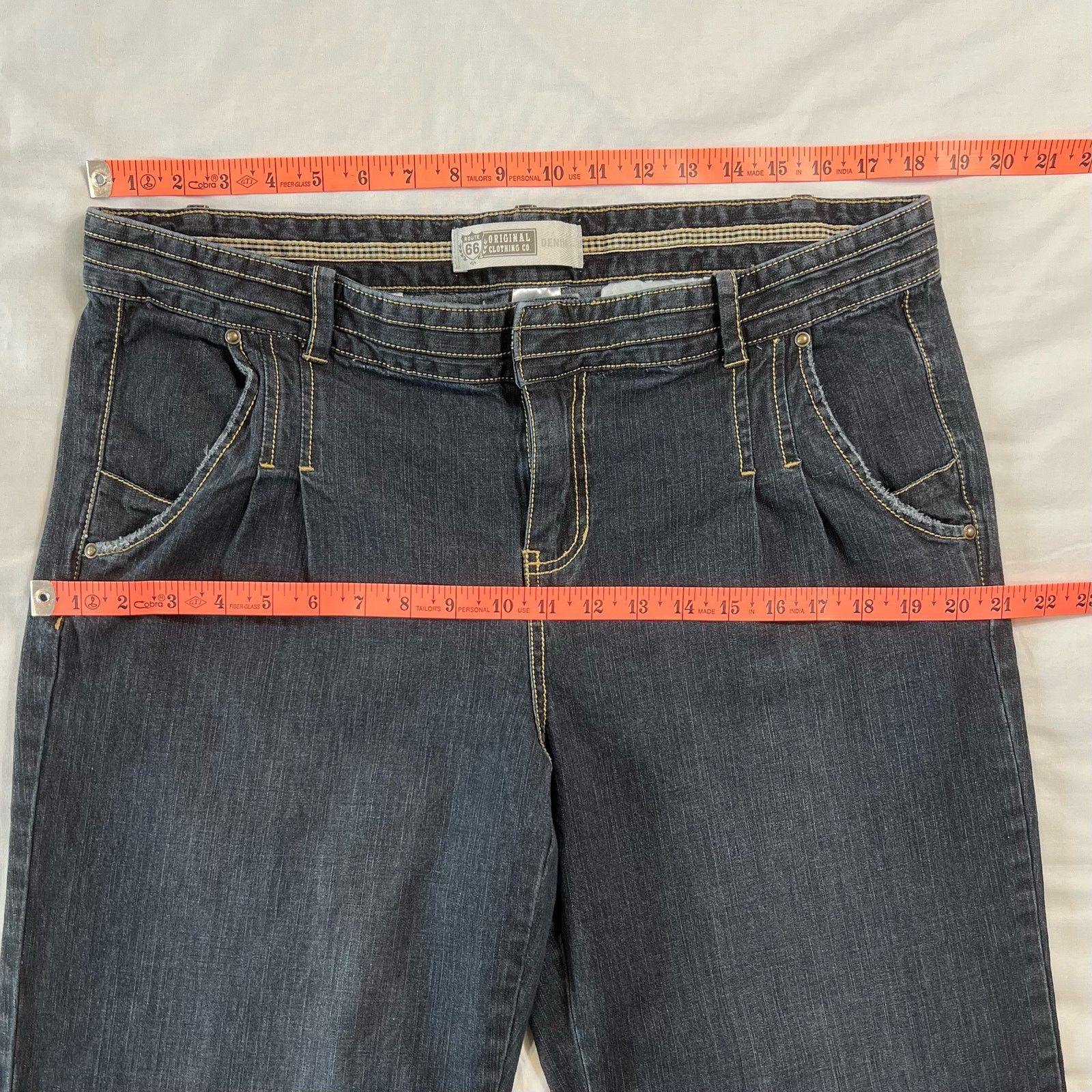 Route 66 VTG Route 66 Jeans Juniors 14/15 Wide Leg Y2K Skater Size 36" / US 14 / IT 50 - 6 Thumbnail