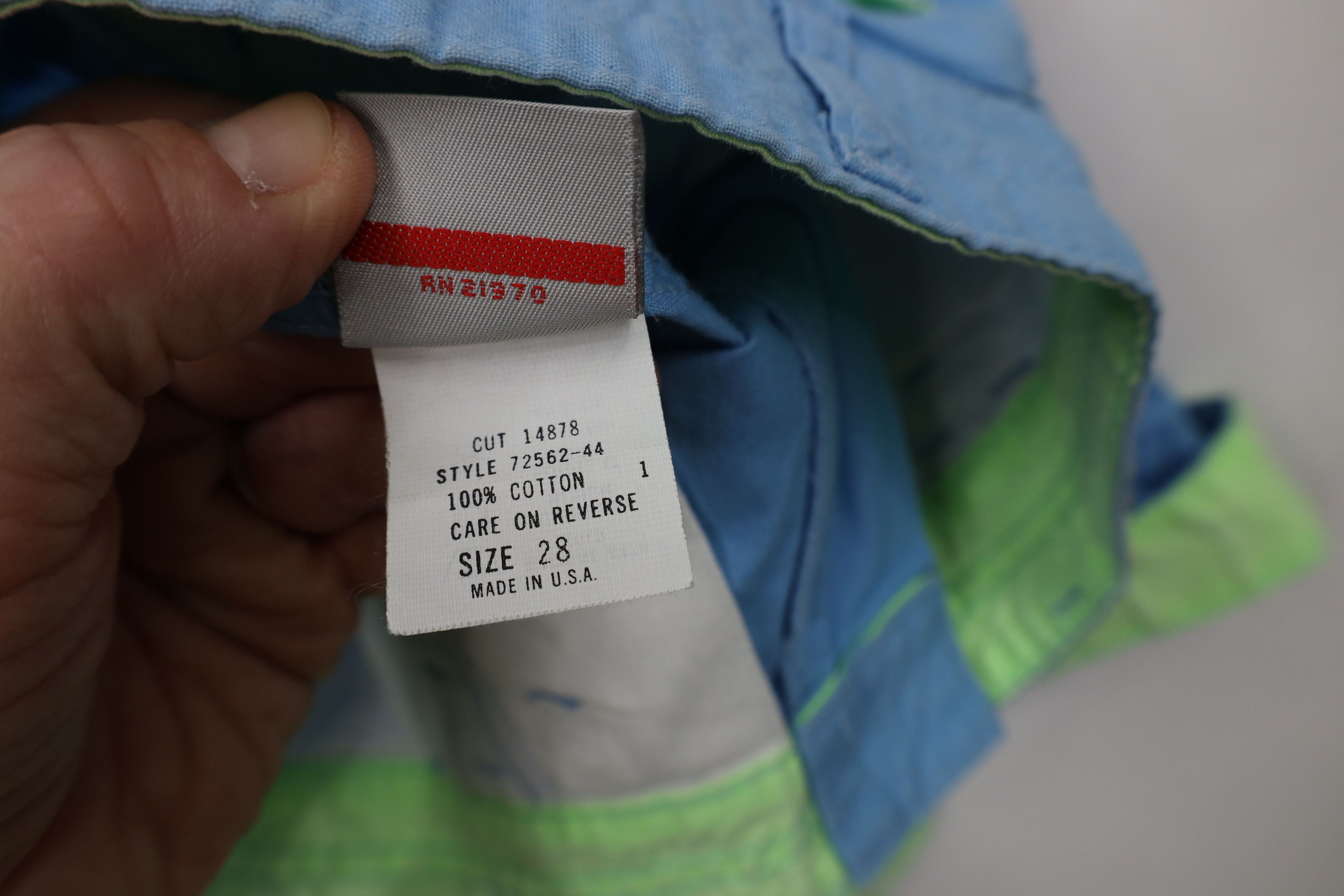 Ocean Pacific Deadstock Vtg 90s Ocean Pacific Surfing Flip Cuff Shorts USA Size US 28 / EU 44 - 12 Thumbnail