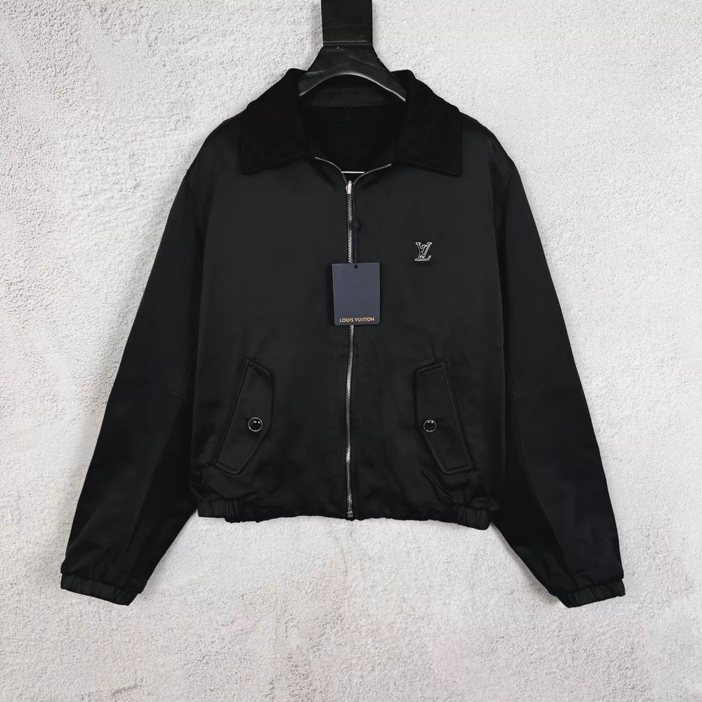 Louis Vuitton LV FW25 Black Allover Print Double-Zip Jacket 48 Size US M / EU 48-50 / 2 - 3 Thumbnail
