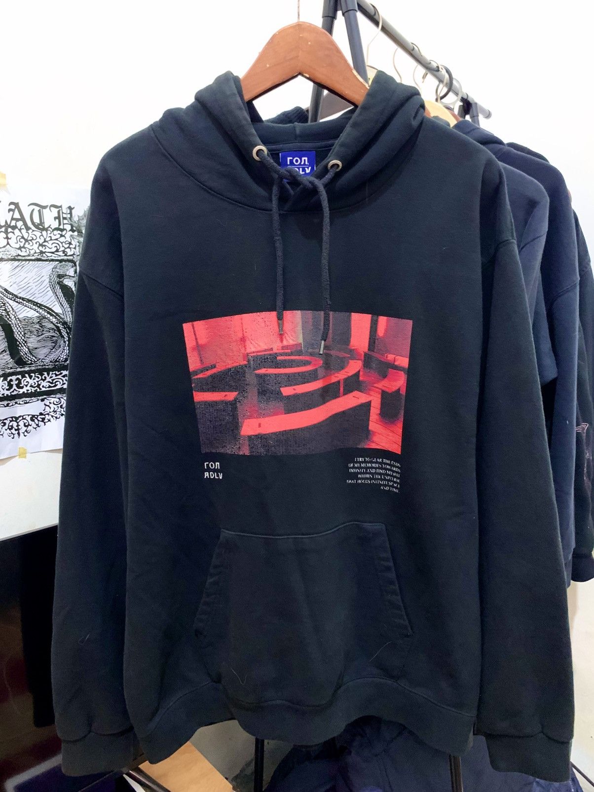 Acme Clothing LOG X ADLV HOODIE BLACK Size US XXL / EU 58 / 5 - 1 Thumbnail