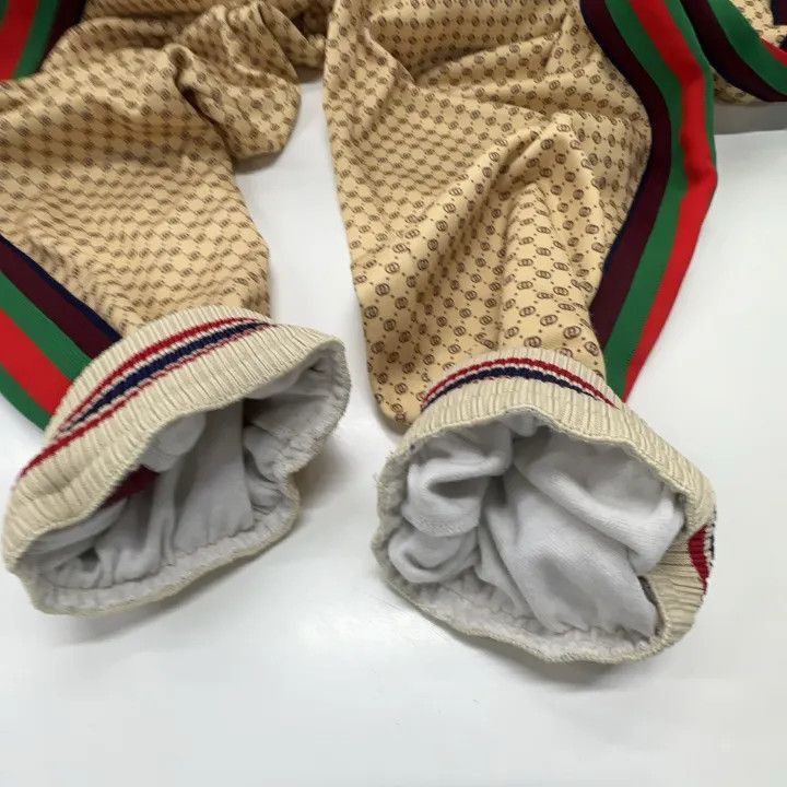 Gucci Gucci Beige Double G Logo Sweatpants for Women-2507 Size 23" - 6 Thumbnail