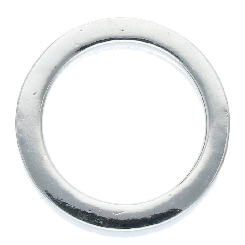 Chrome Hearts US 5 CHROME HEARTS 6mm SPACER RING SILVER Size ONE SIZE - 3 Thumbnail