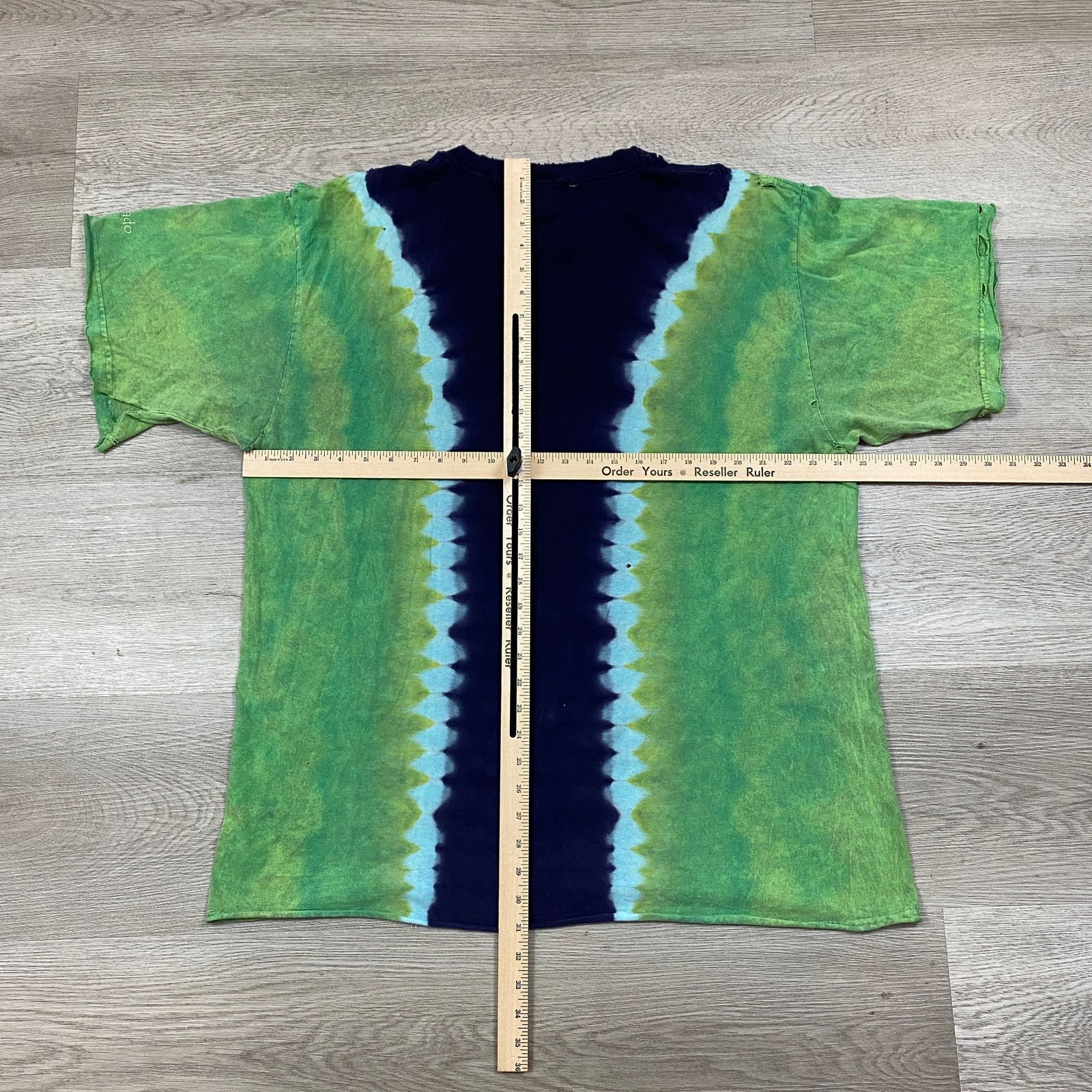 Habitat × Vintage Vintage Habitat Tie Dye Wolf AOP T Shirt Men's XL Grunge Size US XL / EU 56 / 4 - 3 Thumbnail