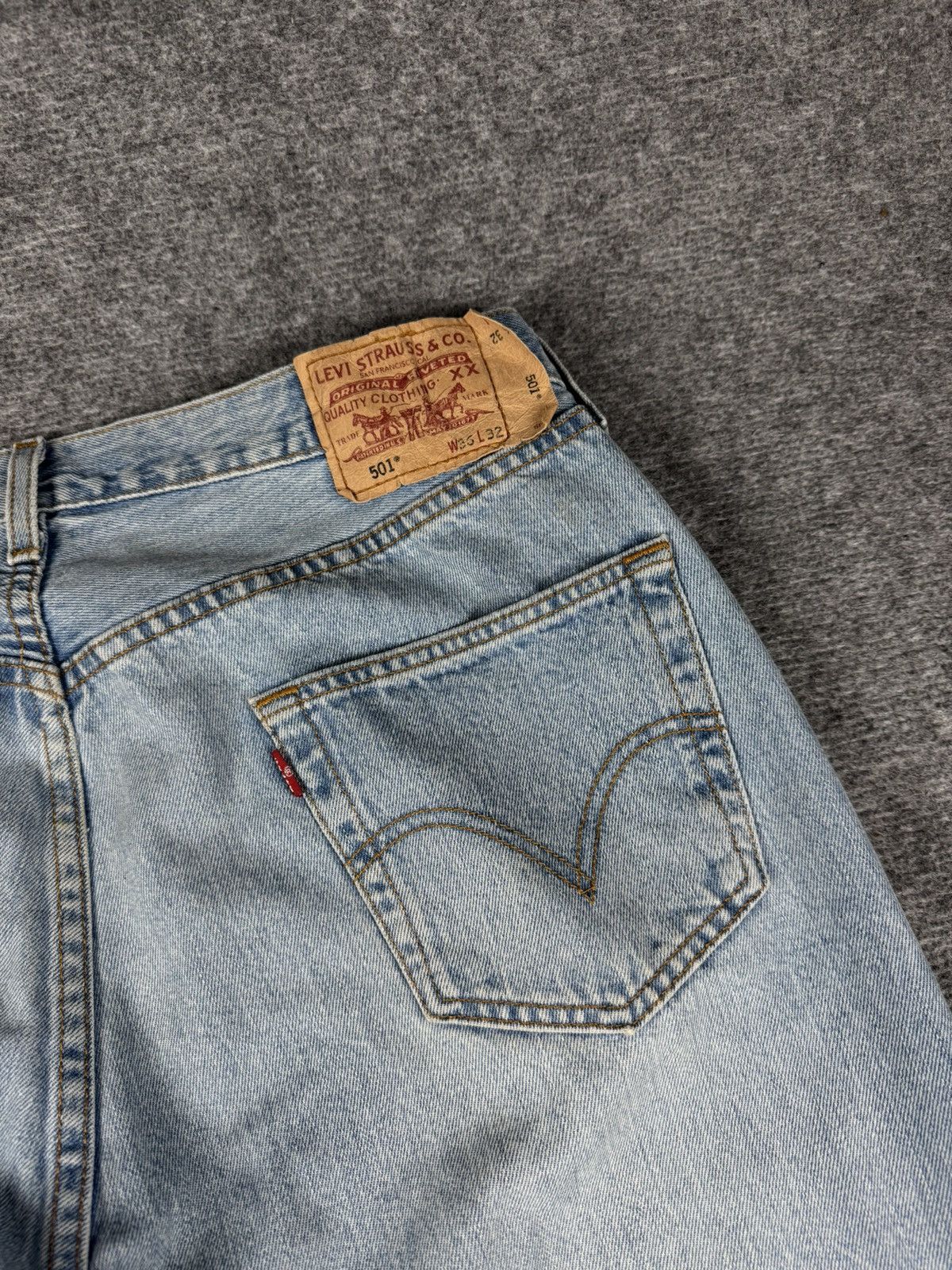 Levi's × Levi's Vintage Clothing × Vintage Vintage Levis 501 denim jeans Size US 34 / EU 50 - 4 Thumbnail