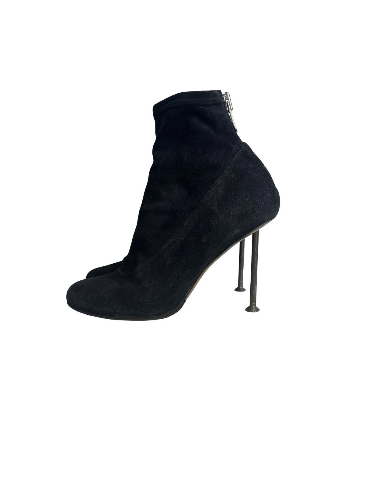 Maison Margiela Maison Margiela FW2008 Runway Nail Heel Suede Ankle Boots 37 Size US 7 / IT 37 - 5 Thumbnail