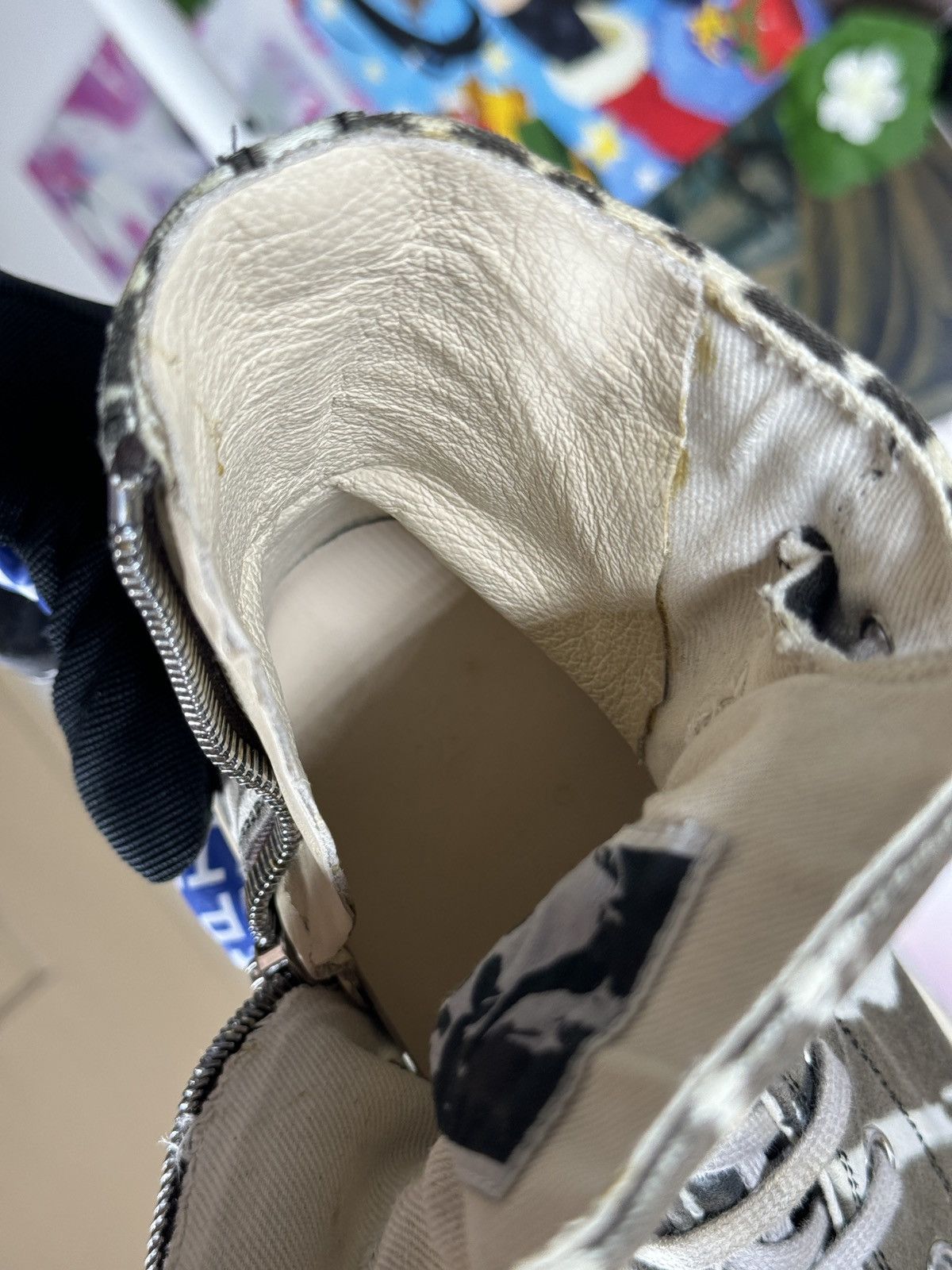 Rick Owens Drkshdw Zebra High Ramones Size US 10 / EU 43 - 11 Thumbnail