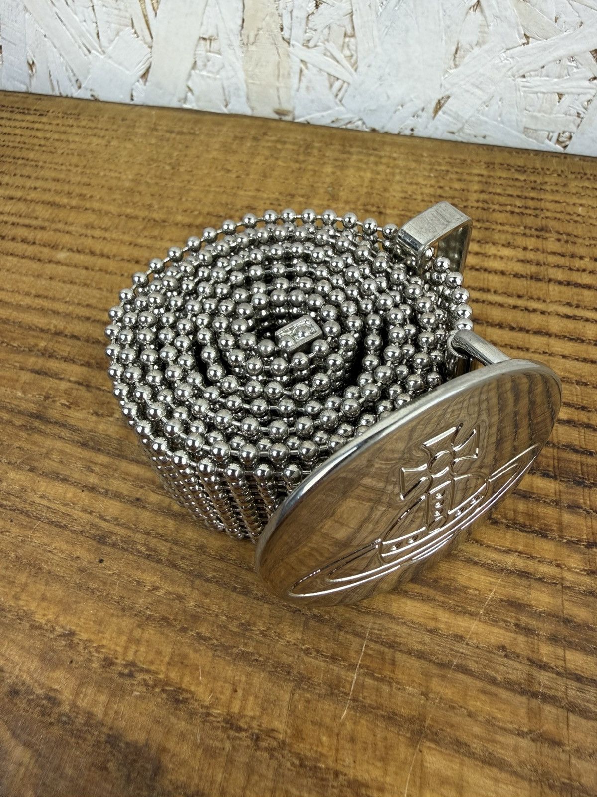 Vivienne Westwood Vintage Vivienne Westwood Ball Chain Orb Metal Belt Silver Size ONE SIZE - 10 Thumbnail