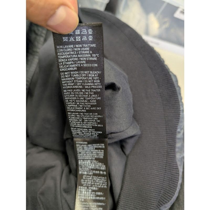 Balenciaga o1rshd1 Organic Japanese Denim Zip-Up Hoodie in Heavy Grey Size US M / EU 48-50 / 2 - 20 Thumbnail