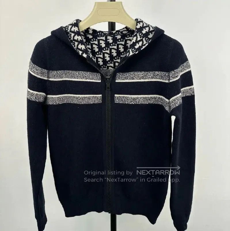 Dior Dior Women's Navy Wool Zip Jacket . Size XS / US 0-2 / IT 36-38 - 1 Thumbnail
