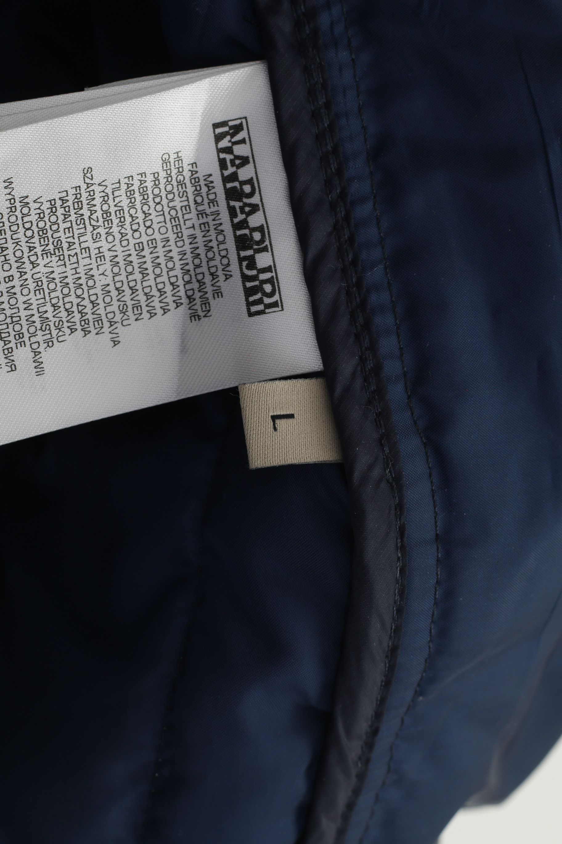 Napapijri Napapijri Men L Vest Navy Padded Full Zipper 10556 Size US L / EU 52-54 / 3 - 6 Thumbnail