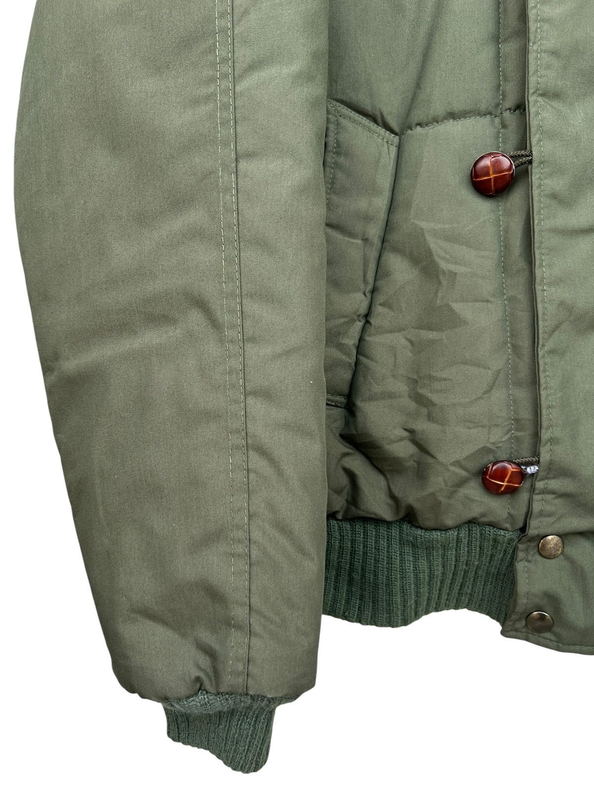 JCPenney Vintage JCPenny Puffer Fur Green Hooded Jacket Size US L / EU 52-54 / 3 - 8 Thumbnail