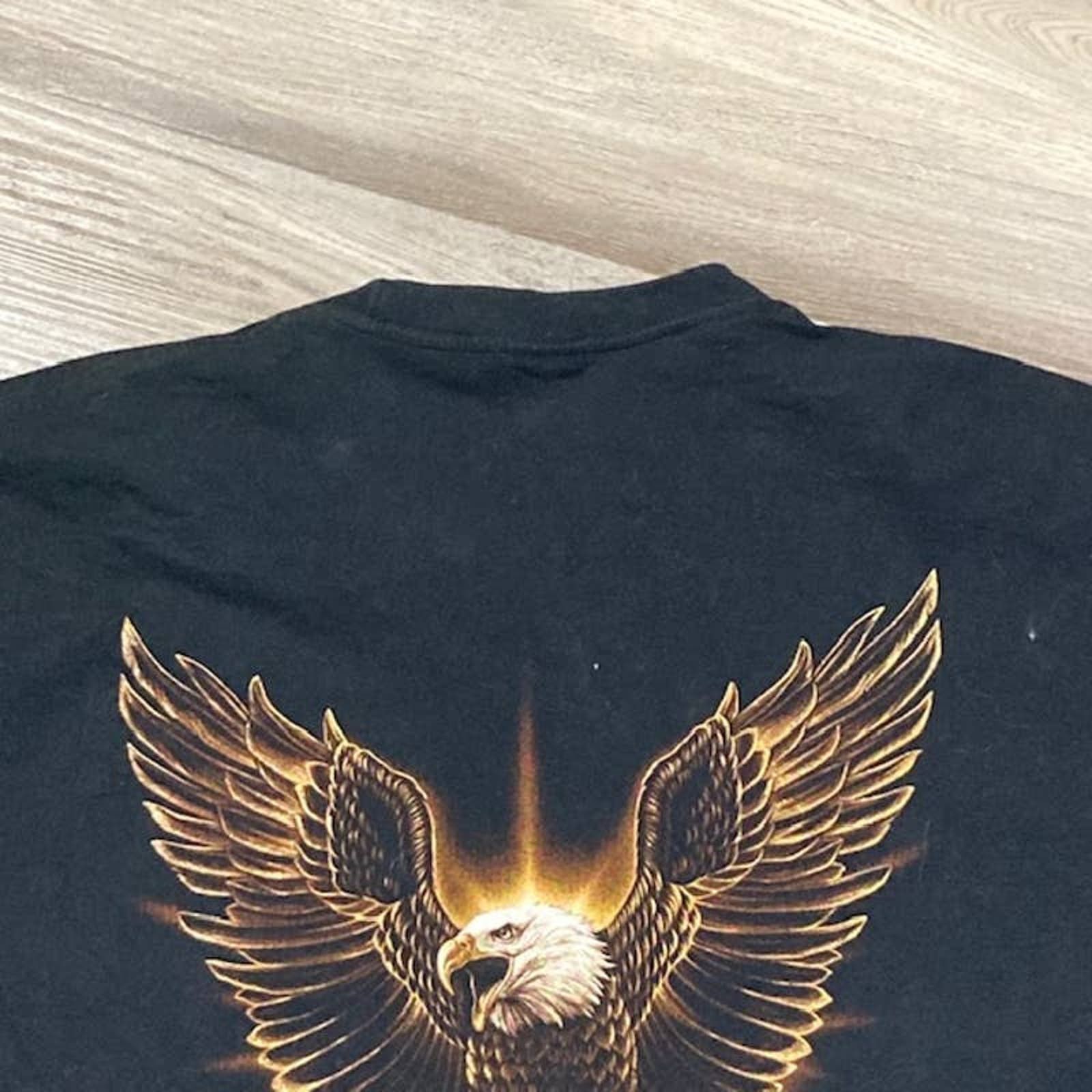 Other Rock Eagle Ride With Pride Short Sleeve Graphic Tshirt Black Size US XL / EU 56 / 4 - 9 Thumbnail