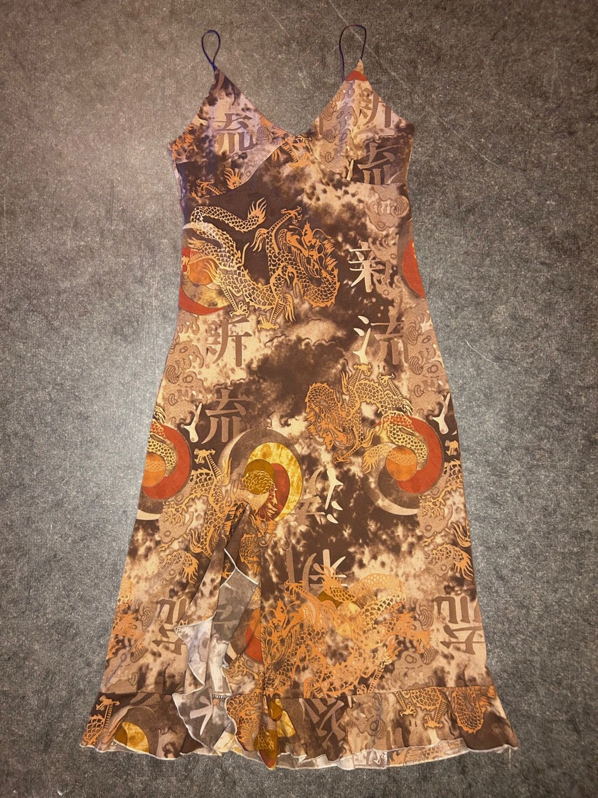 Japanese Brand × Vintage Vintage 2000s slit dress Size S / US 4 / IT 40 - 1 Thumbnail