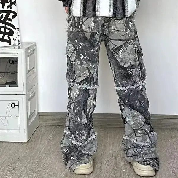Japanese Brand Minami x Kase Stacked Flared Camo Cargo Pant Size US 34 / EU 50 - 7 Thumbnail