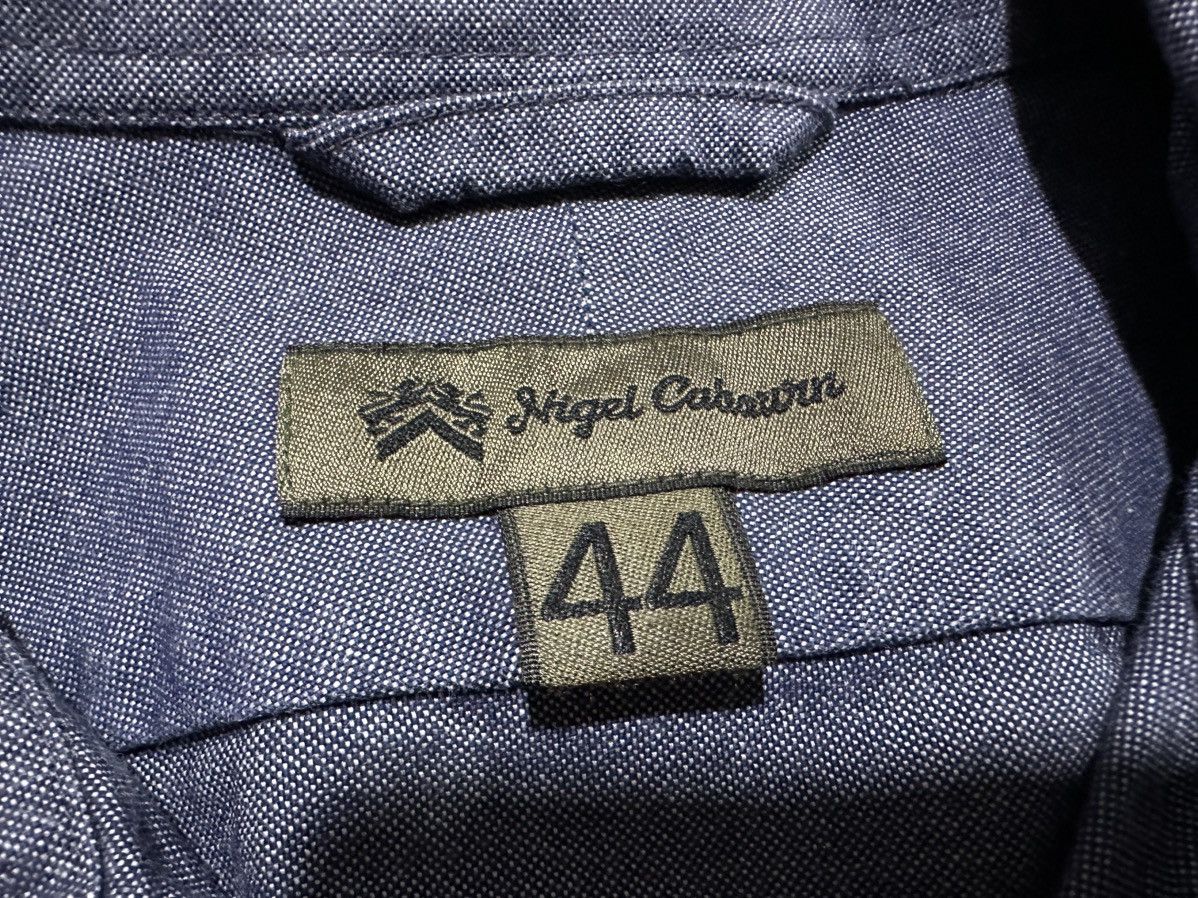 Nigel Cabourn 🔥Vintage Nigel Cabourn British Officers Shirt Sax Blue Size US M / EU 48-50 / 2 - 5 Thumbnail