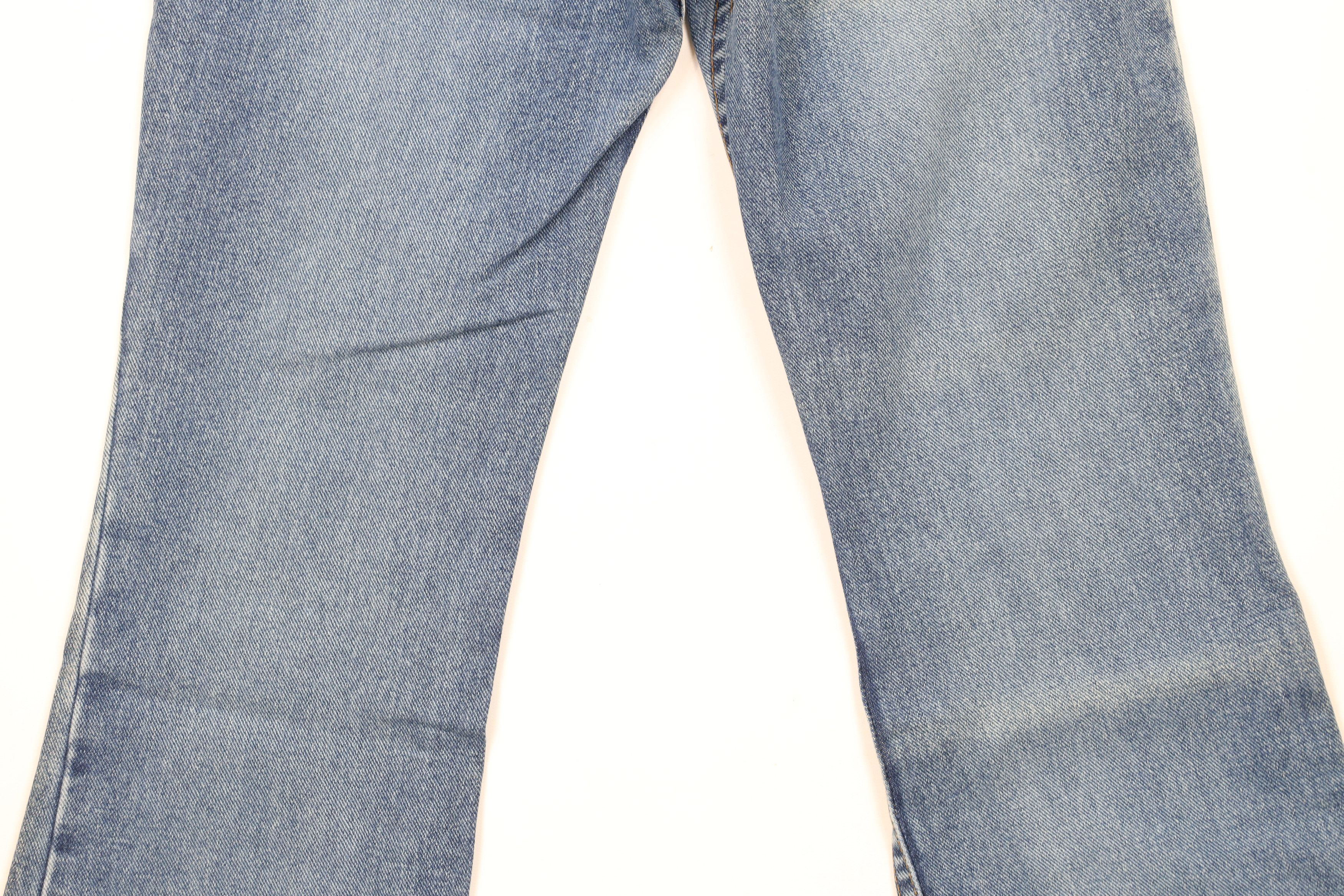 Vintage Vintage 90s Y2K Babydoll Flared Wide Leg Denim Jeans Blue Size 27" / US 4 / IT 40 - 13 Thumbnail