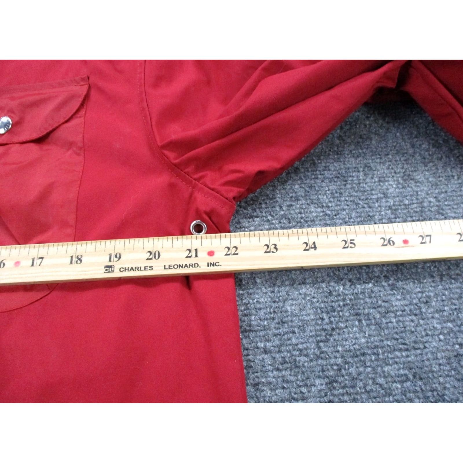 Penfield Penfield Jacket Mens L Red Outdoor Rain Coat Zip Hooded Lightweight Water Resistant Pockets Windproof 90s? Size US L / EU 52-54 / 3 - 5 Thumbnail