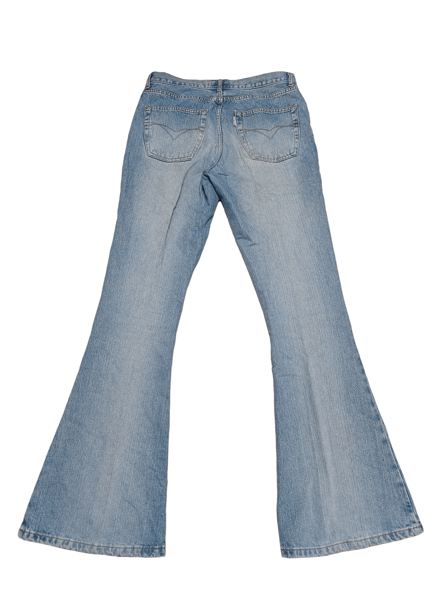 Japanese Brand MEGA FLARE W34 L36 MULTIBLU AVANTGARDE JEANS DENIM DESIGNER Size US 34 / EU 50 - 2 Thumbnail