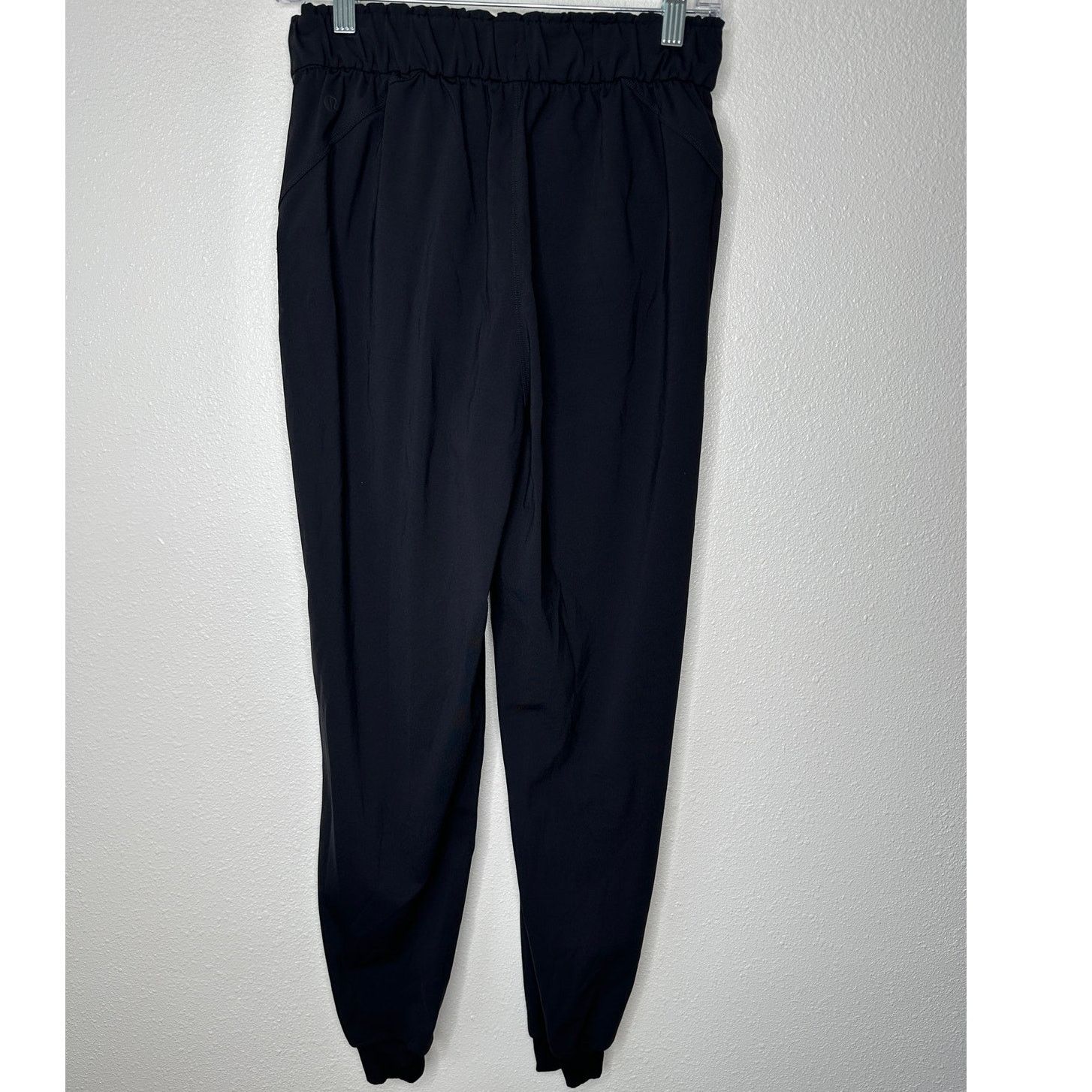 Lululemon Lululemon Black High Rise Jogger Drawstring Banded Hem 6 Size 28" / US 6 / IT 42 - 5 Thumbnail