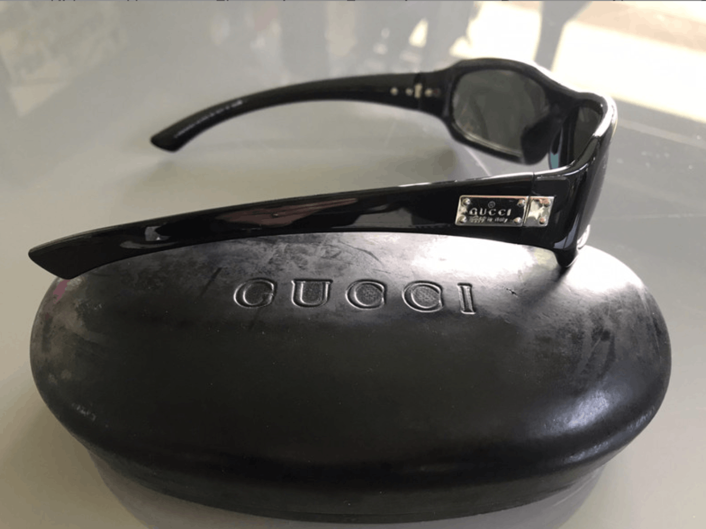 Gucci Gucci Sunglasses Mask Shield Sport Bike Pop Vintage Size ONE SIZE - 3 Thumbnail