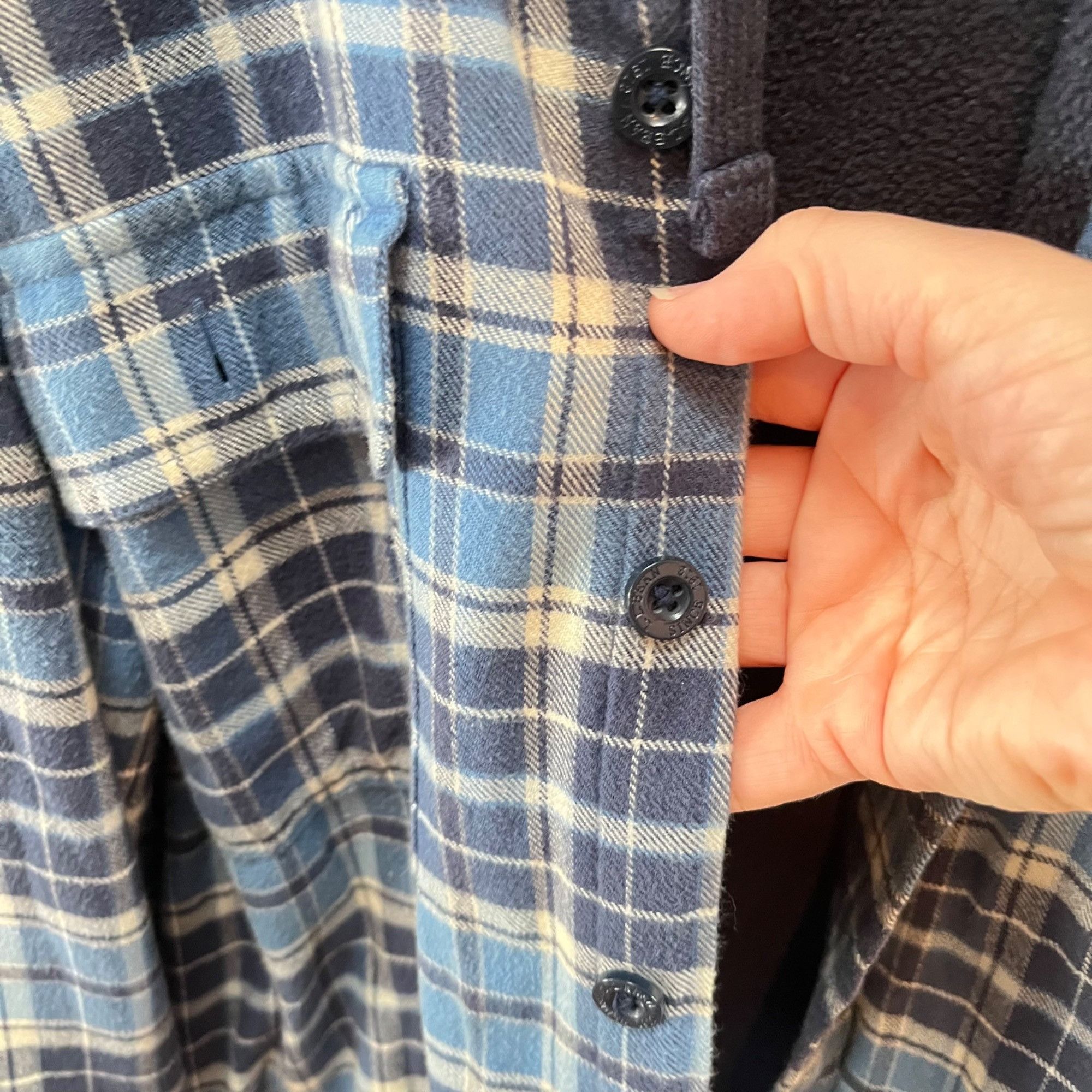 L.L. Bean L.L. Bean Mens Traditional Fit Hooded Plaid Shirt Shacket M- Size US M / EU 48-50 / 2 - 2 Thumbnail