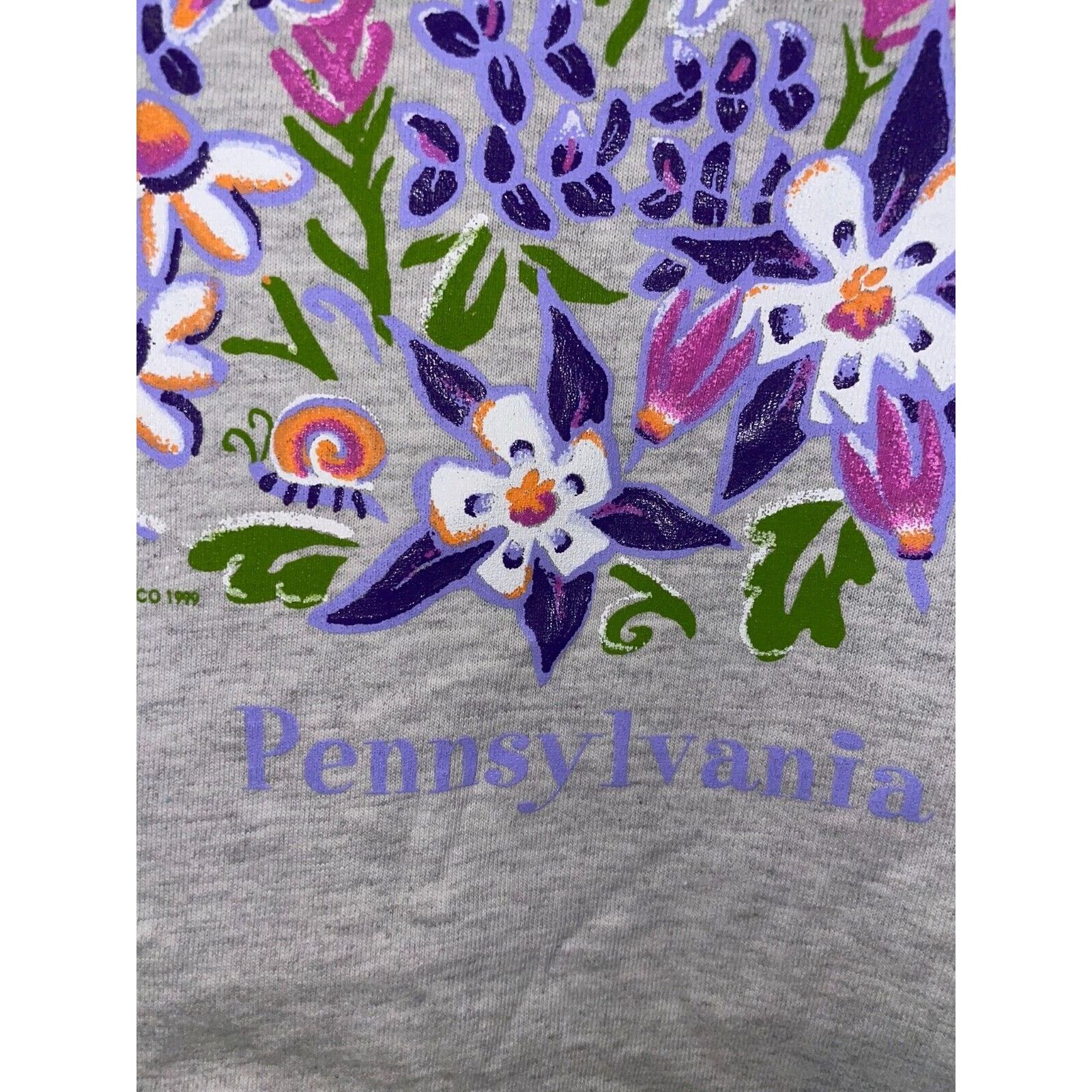 Vintage Vintage Pennsylvania Wildflower Shirt Tee Flower VTG 90s XL Size US XL / EU 56 / 4 - 4 Thumbnail