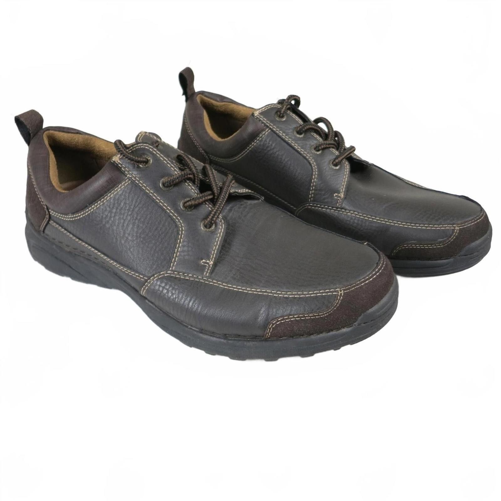G.H. Bass & Co. Men's 13W Bass Toledo Brown Leather Casual Lace-Up Shoes Size US 13 / EU 46 - 1 Thumbnail