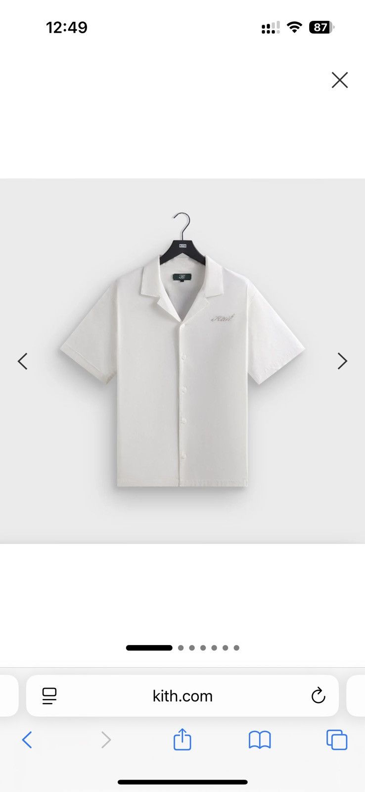 Kith × Wilson Embroidered Mesh SS Read Shirt Size US S / EU 44-46 / 1 - 1 Thumbnail