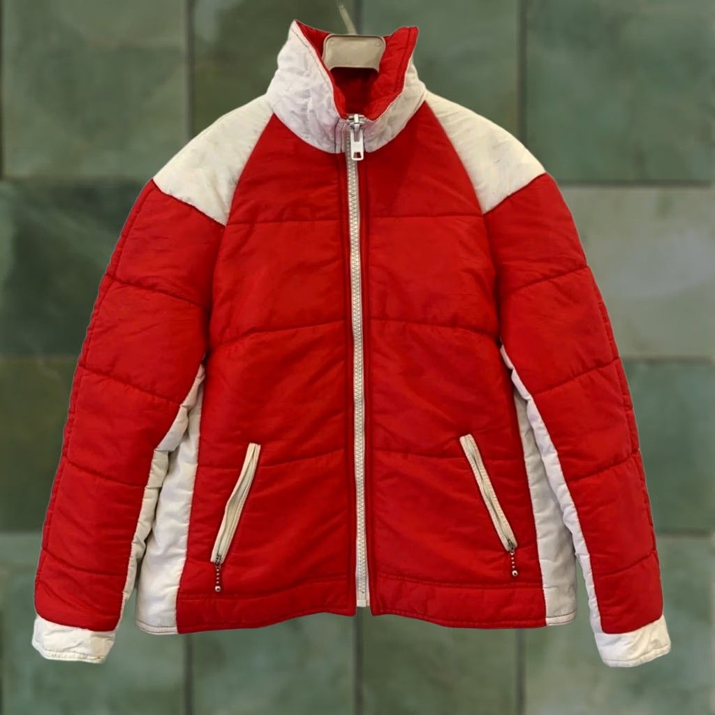 Fusalp VINTAGE Fusalp Ski Jacket Red White Nylon Puffer Winter Coat Womens S #157 Jacket Size S / US 4 / IT 40 - 1 Thumbnail